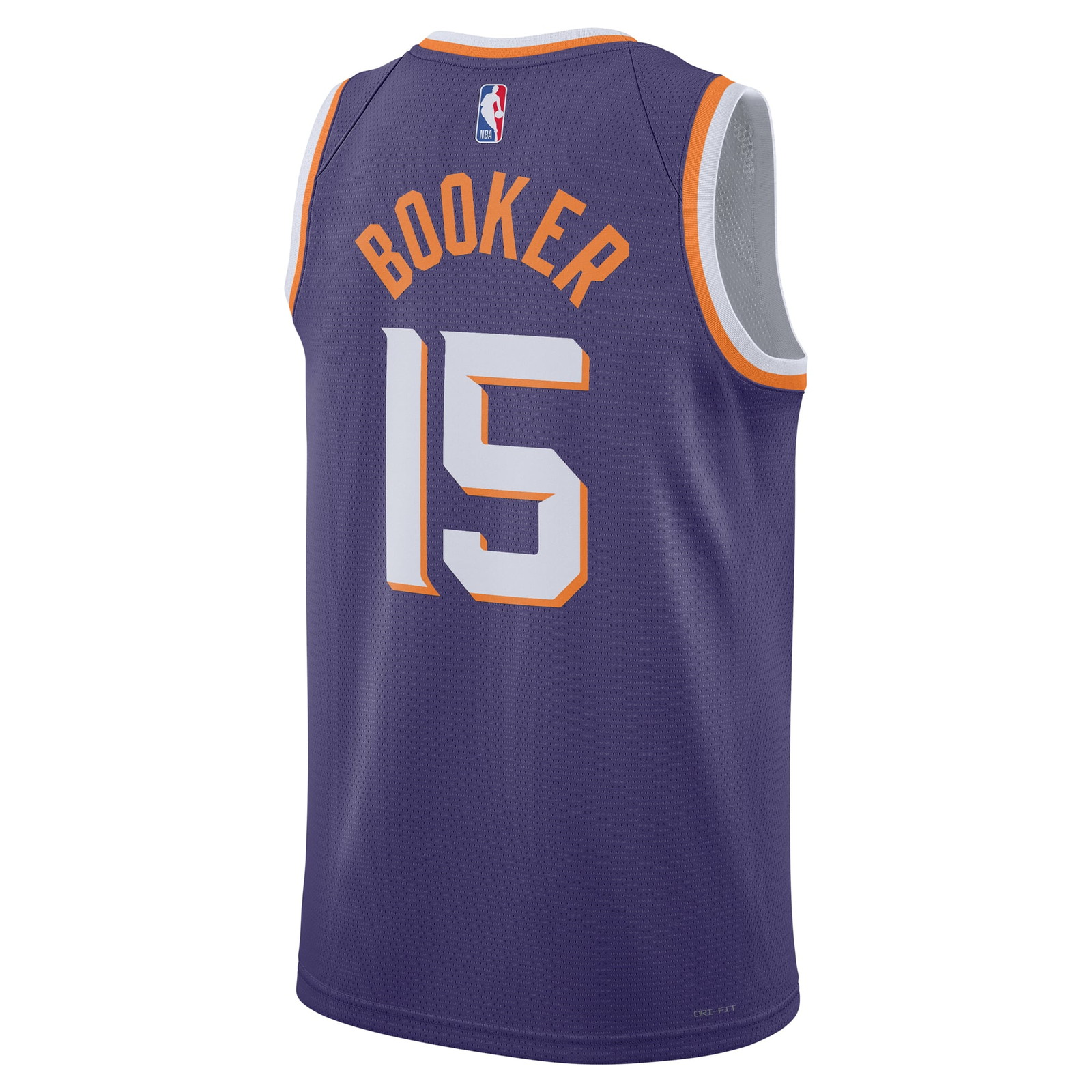Devin Booker Phoenix Suns Unisex Swingman Player Jersey Icon Edition Purple - back view