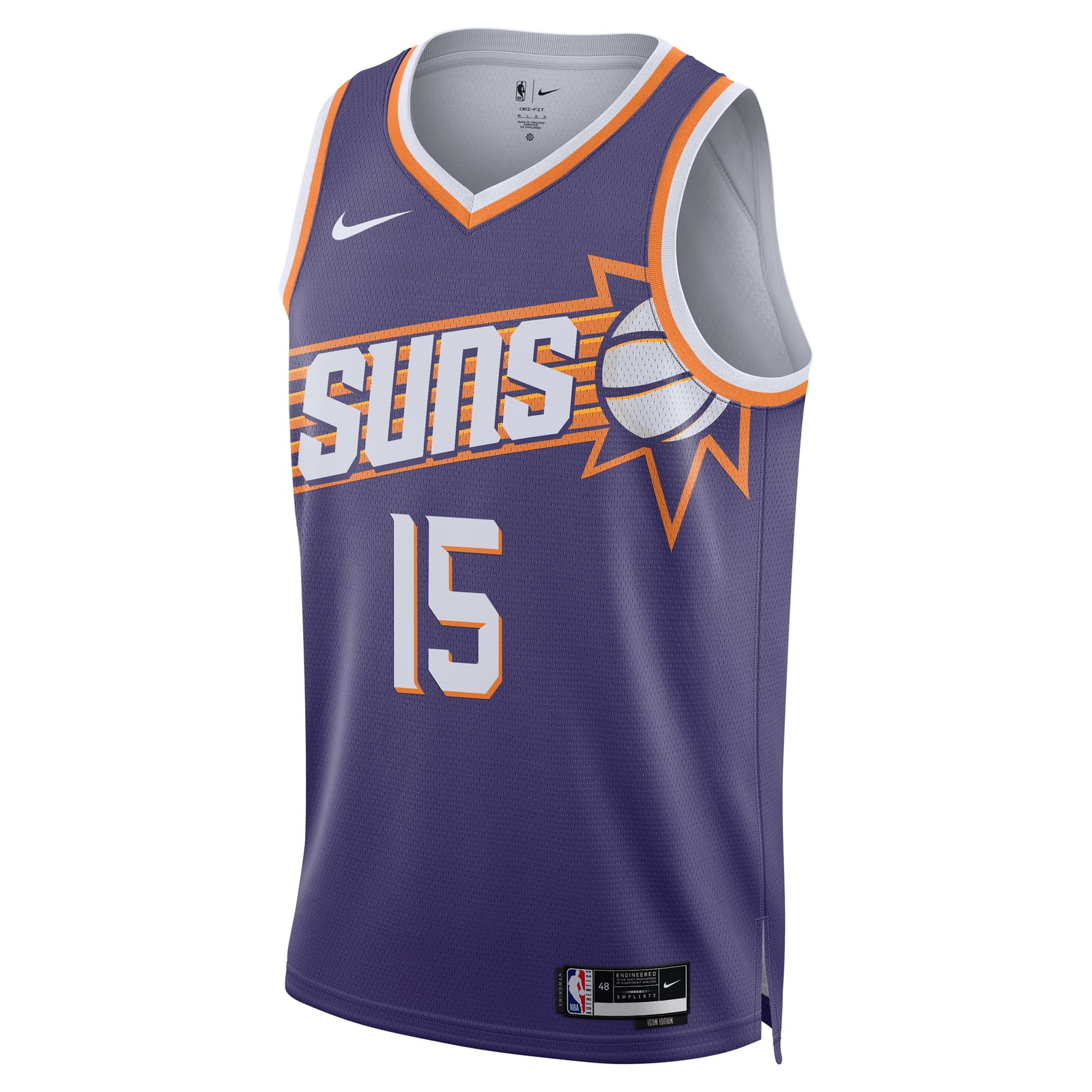 Devin Booker Phoenix Suns Unisex Swingman Player Jersey Icon Edition Purple - front view