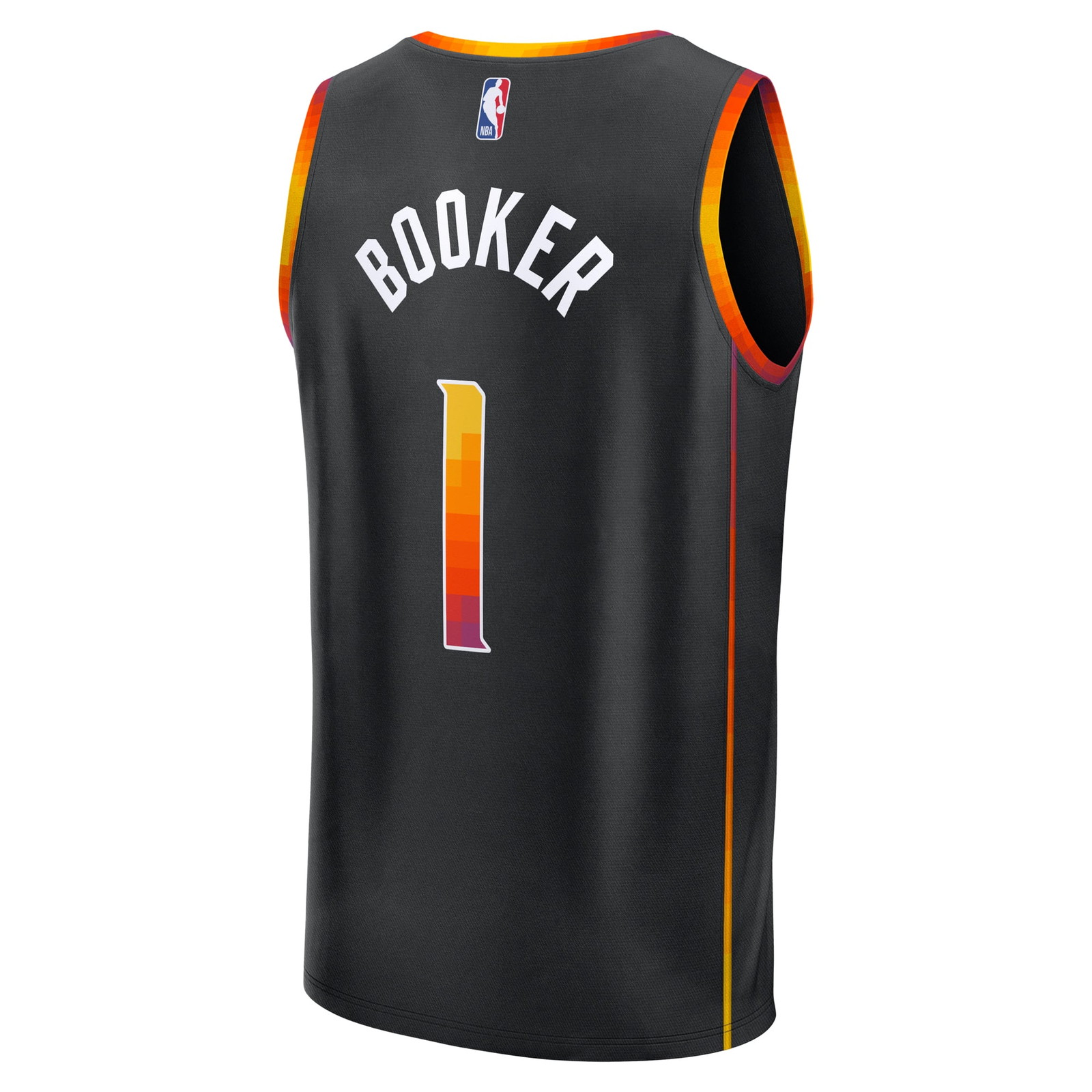 Devin Booker Phoenix Suns Youth Fast Break Fan Version Player Jersey Statement Edition - back view