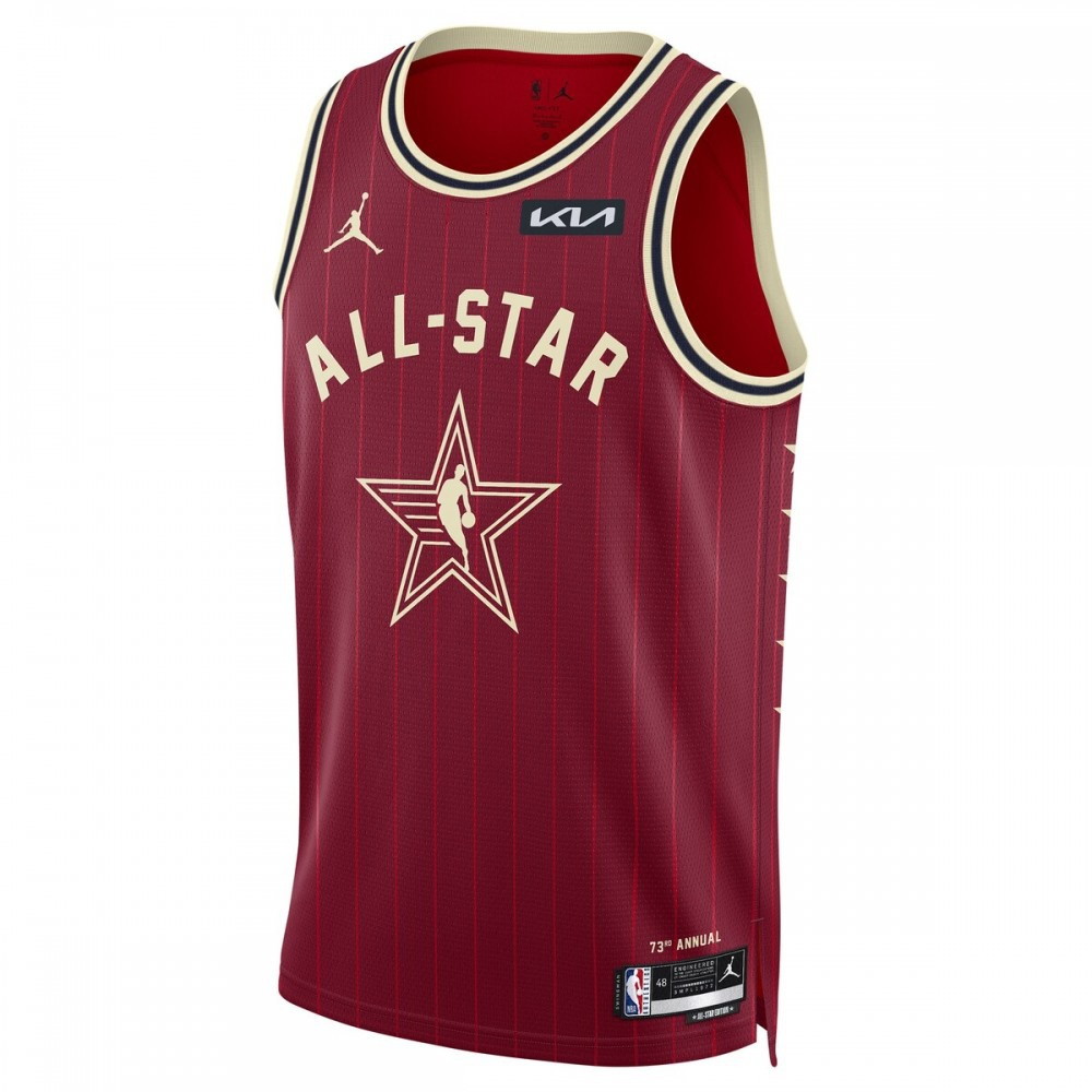 Devin Booker Unisex 2024 NBA All-Star Game Swingman Jersey Crimson - second front view
