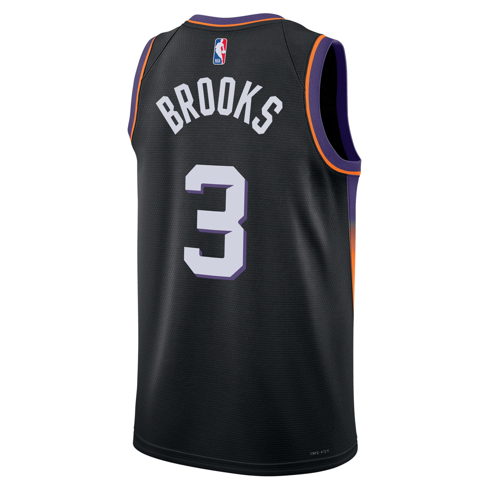 Dillon Brooks Phoenix Suns Unisex Swingman Badge Jersey Statement Edition Black - back view