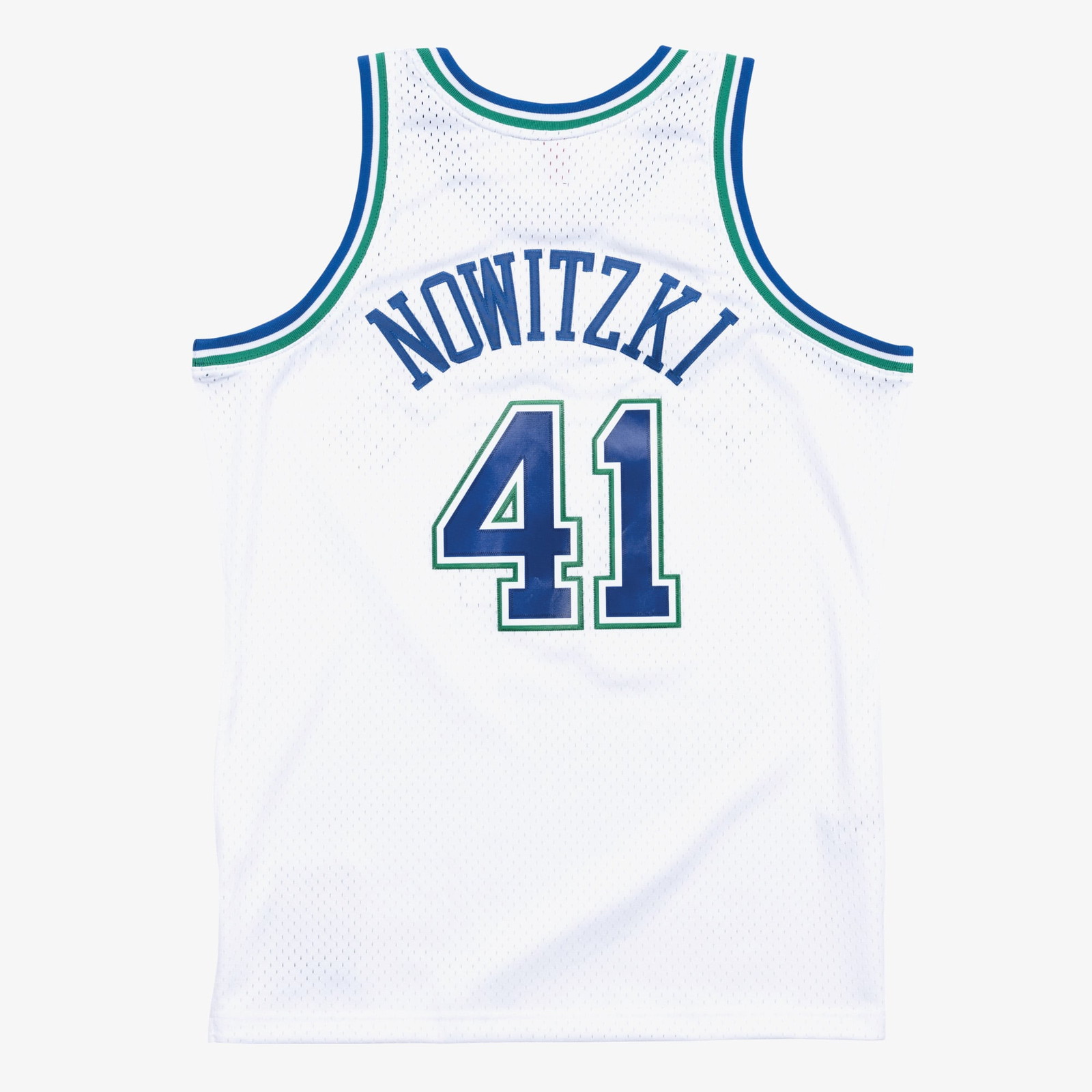 Dirk Nowitzki Dallas Mavericks 1998-99 Hardwood Classics Swingman Jersey White - front view