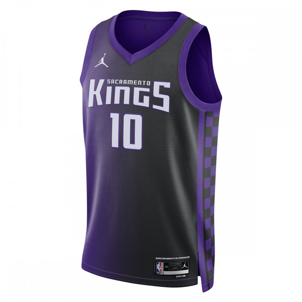 Domantas Sabonis Sacramento Kings Unisex Swingman Jersey Statement Edition - second front view