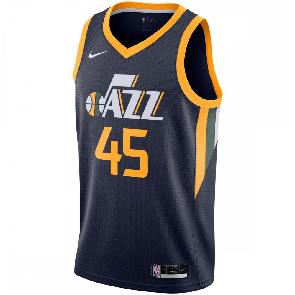 Donovan Mitchell Utah Jazz 2020/21 Swingman Jersey Navy Icon Edition - second front view