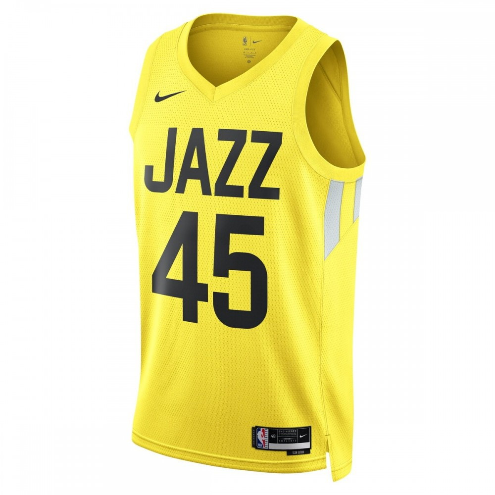 Donovan Mitchell Utah Jazz Unisex 2022/23 Swingman Jersey Icon Edition Gold - second front view