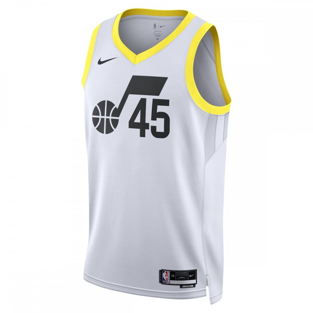 Donovan Mitchell Utah Jazz Unisex 2022/23 Swingman Jersey Icon Edition White - second front view