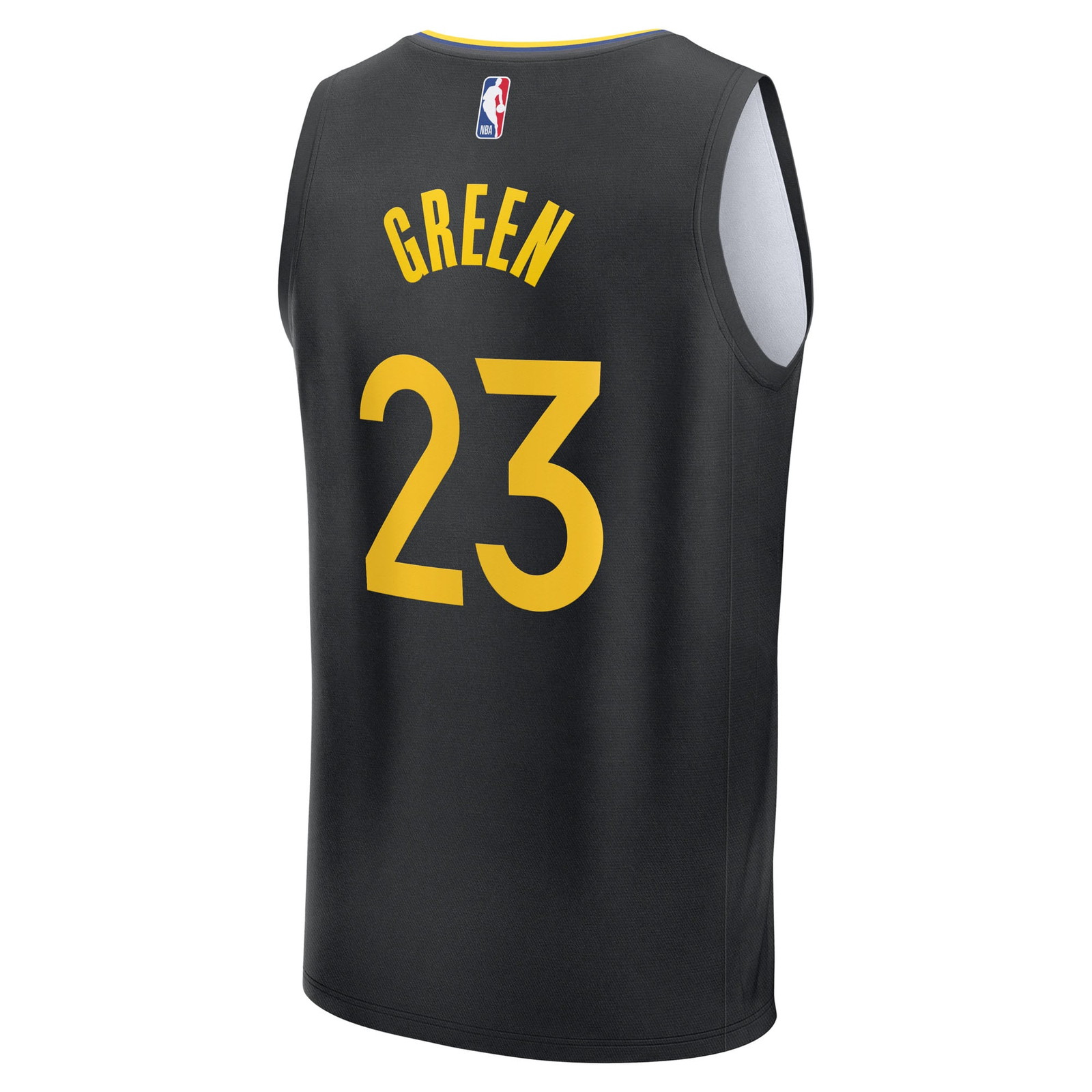 Draymond Green Golden State Warriors Fast Break Fan Version Player Jersey Statement - back view
