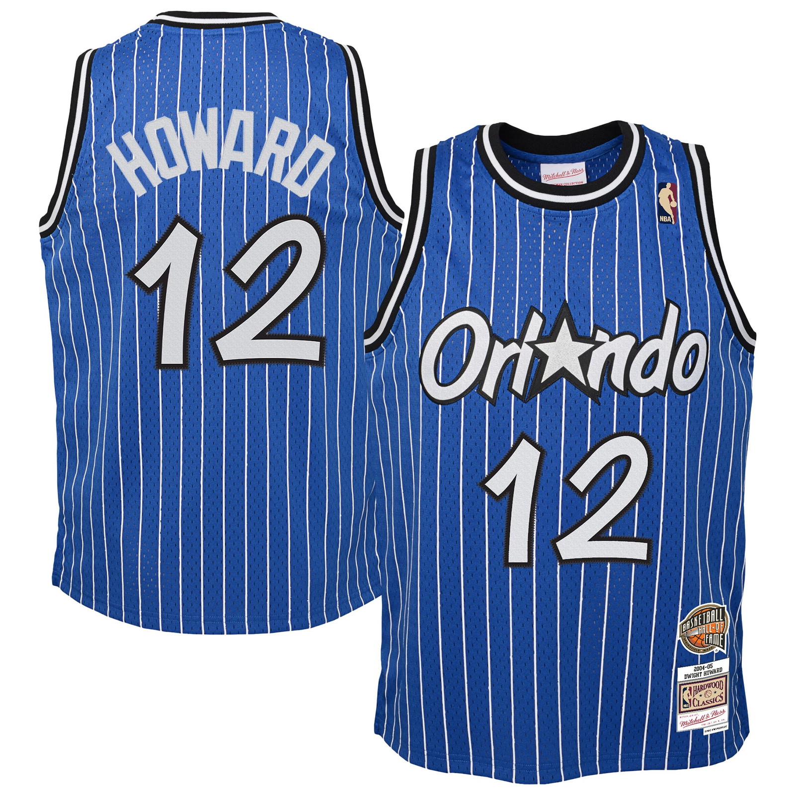Dwight Howard Orlando Magic Youth 2004/05 Hardwood Classics Swingman Jersey - front and back view
