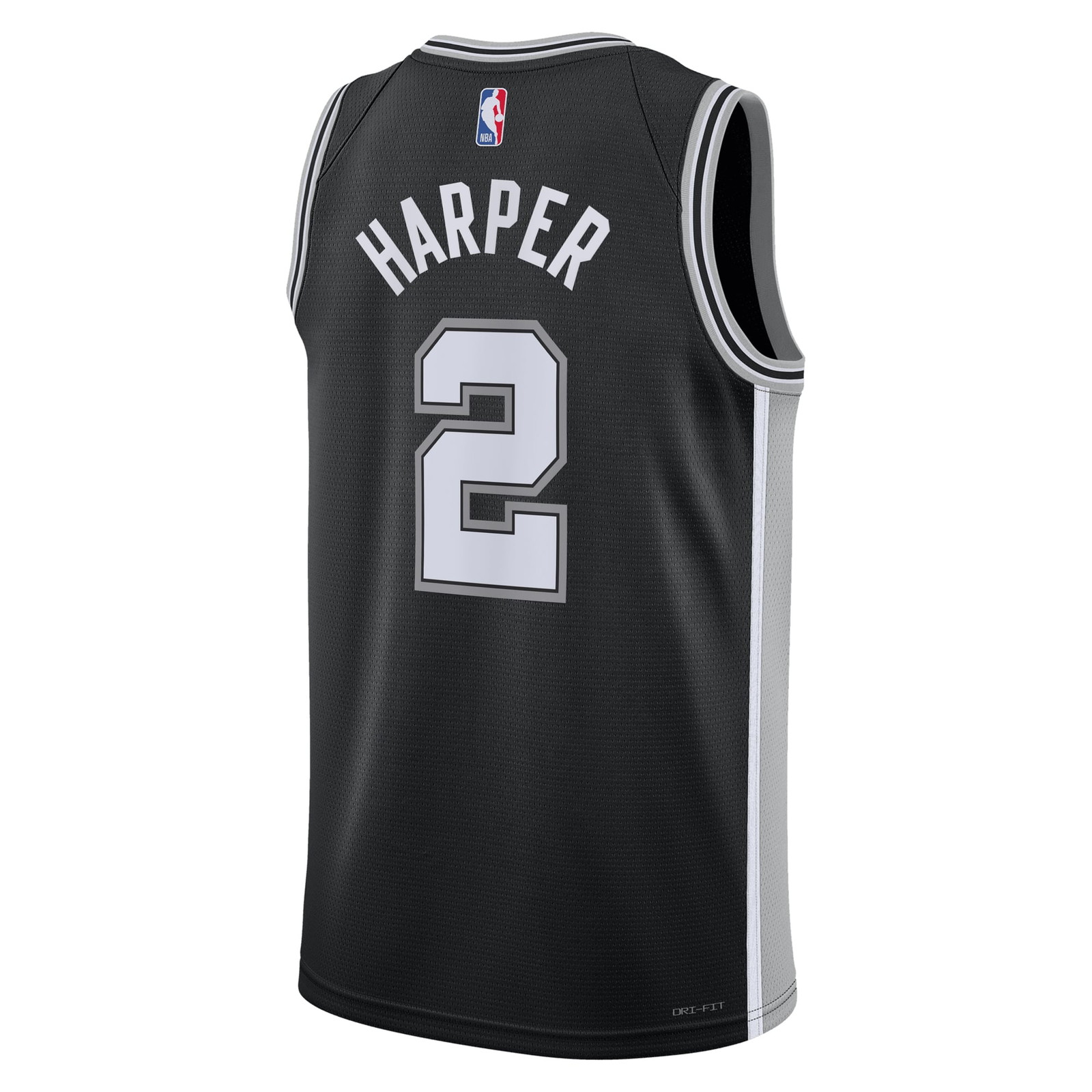 Dylan Harper San Antonio Spurs Unisex 2025 NBA Draft First Round Pick Swingman Jersey - back view