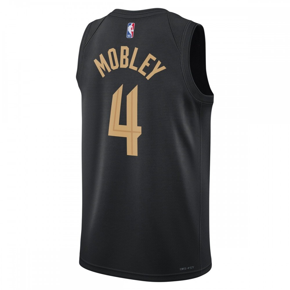 Evan Mobley Cleveland Cavaliers 2022/23 Statement Edition Swingman Jersey Black - back view