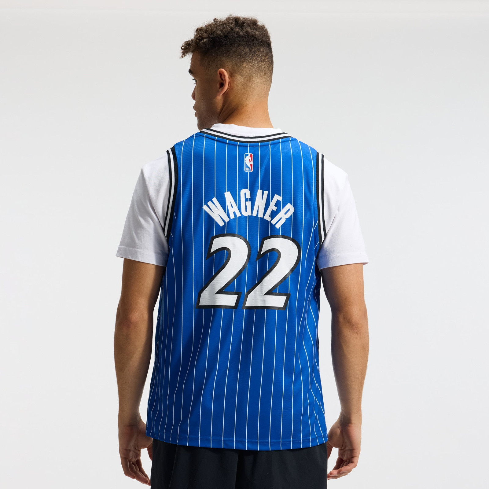 Franz Wagner Orlando Magic Fast Break Fan Version Player Jersey Icon Edition Blue - back view