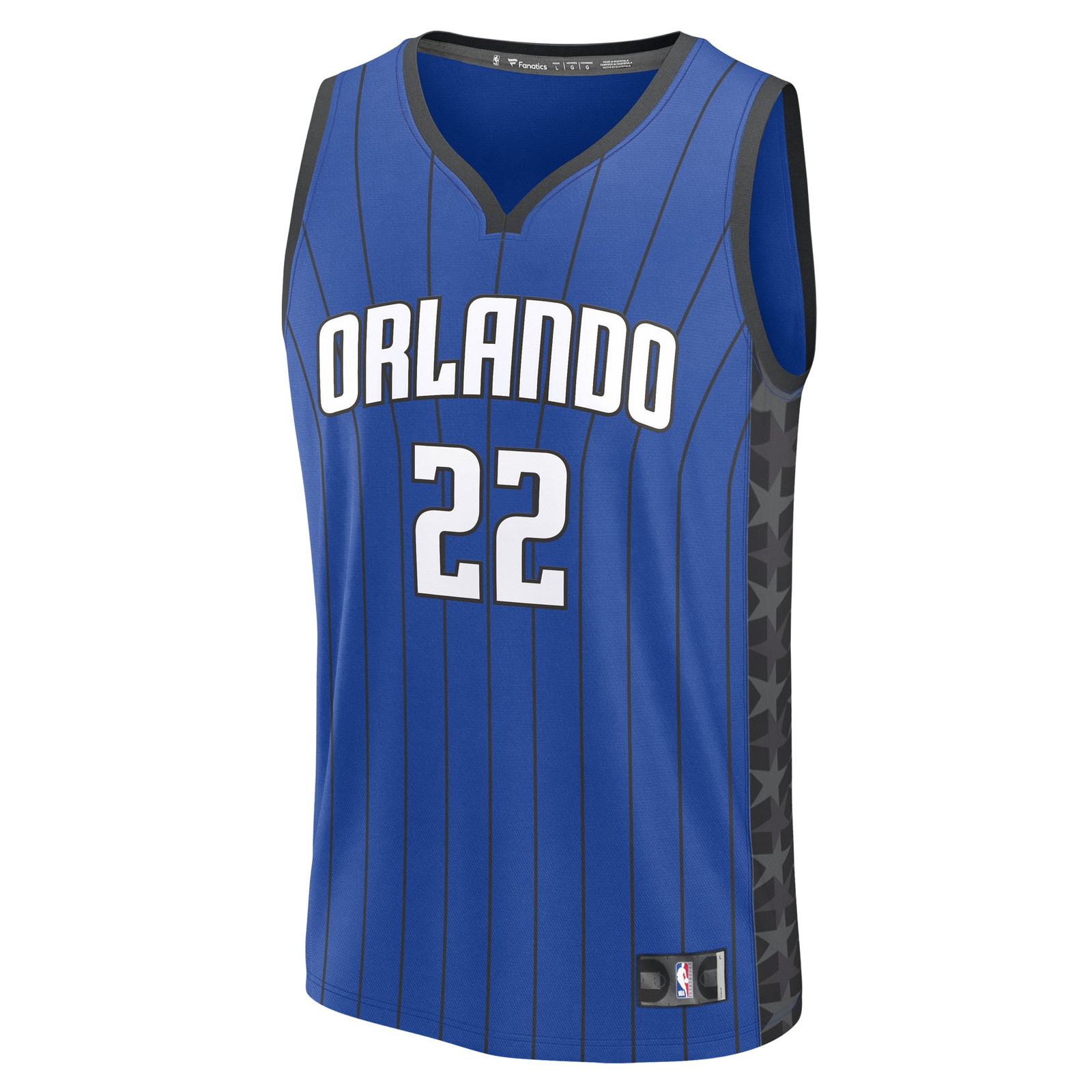 Franz Wagner Orlando Magic Fast Break Fan Version Player Jersey Statement Edition Blue - front view