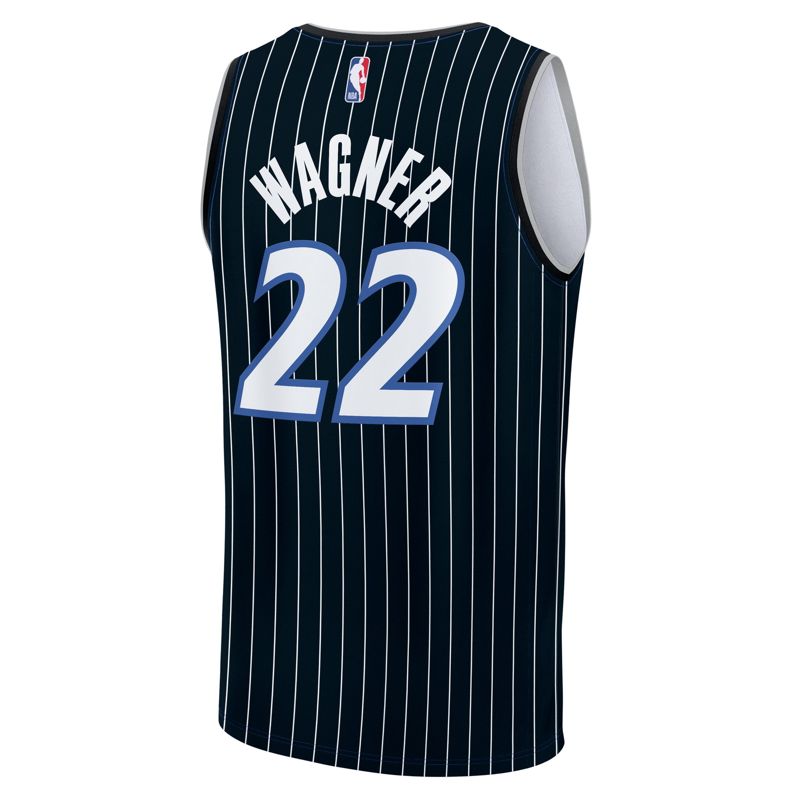 Franz Wagner Orlando Magic Youth Fast Break Jersey Statement Edition Black - back view