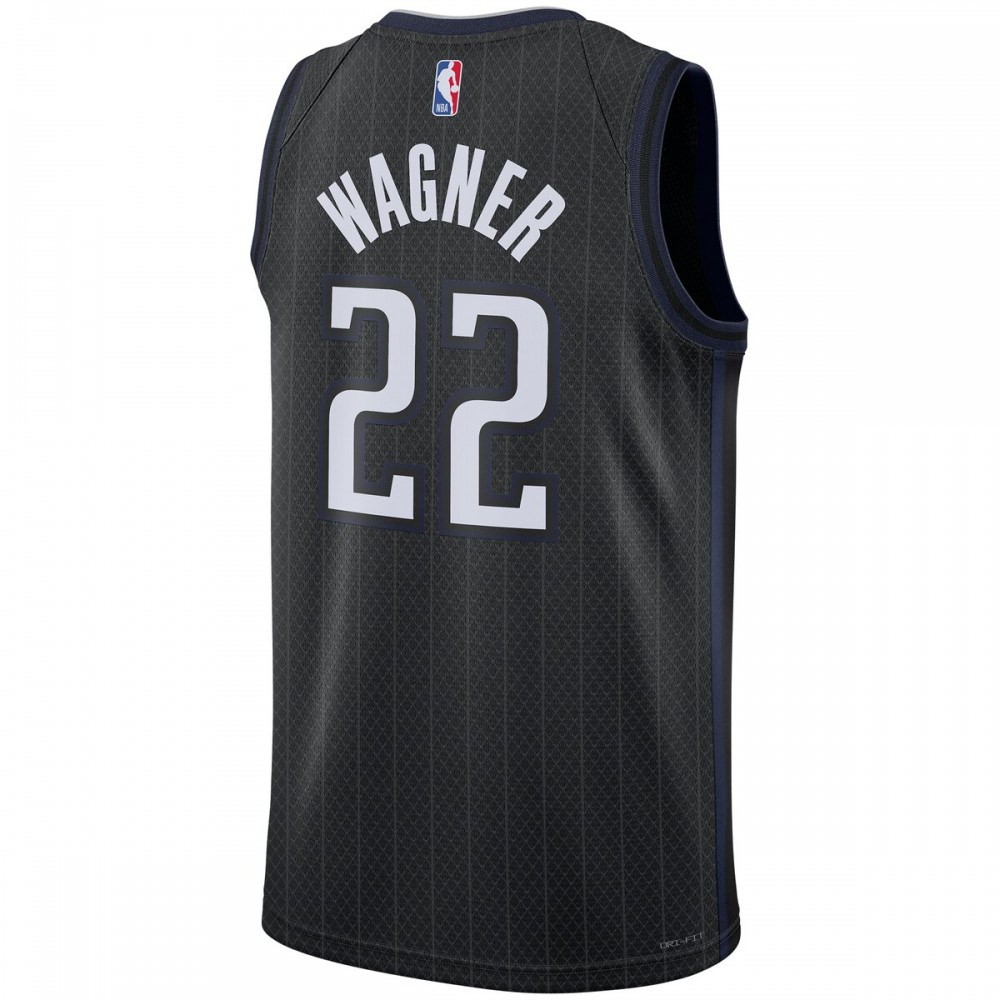 Franz Wagner Orlando Magic Unisex 2022/23 Swingman Jersey City Edition Black - back view