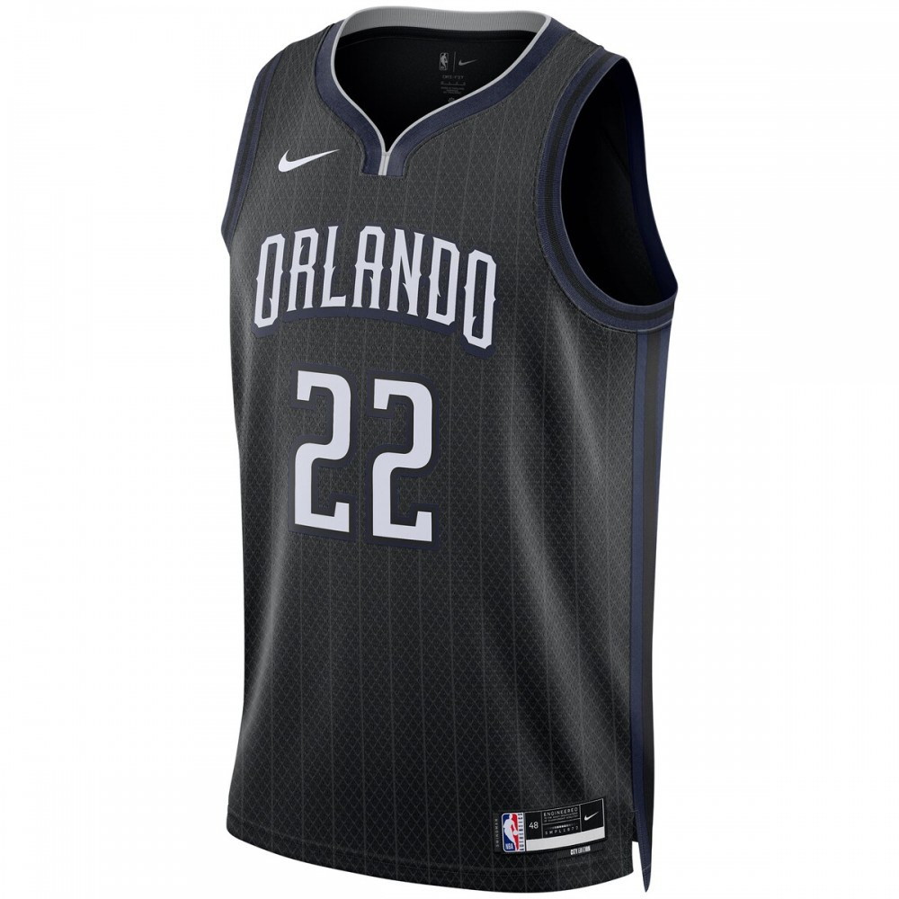 Franz Wagner Orlando Magic Unisex 2022/23 Swingman Jersey City Edition Black - second front view