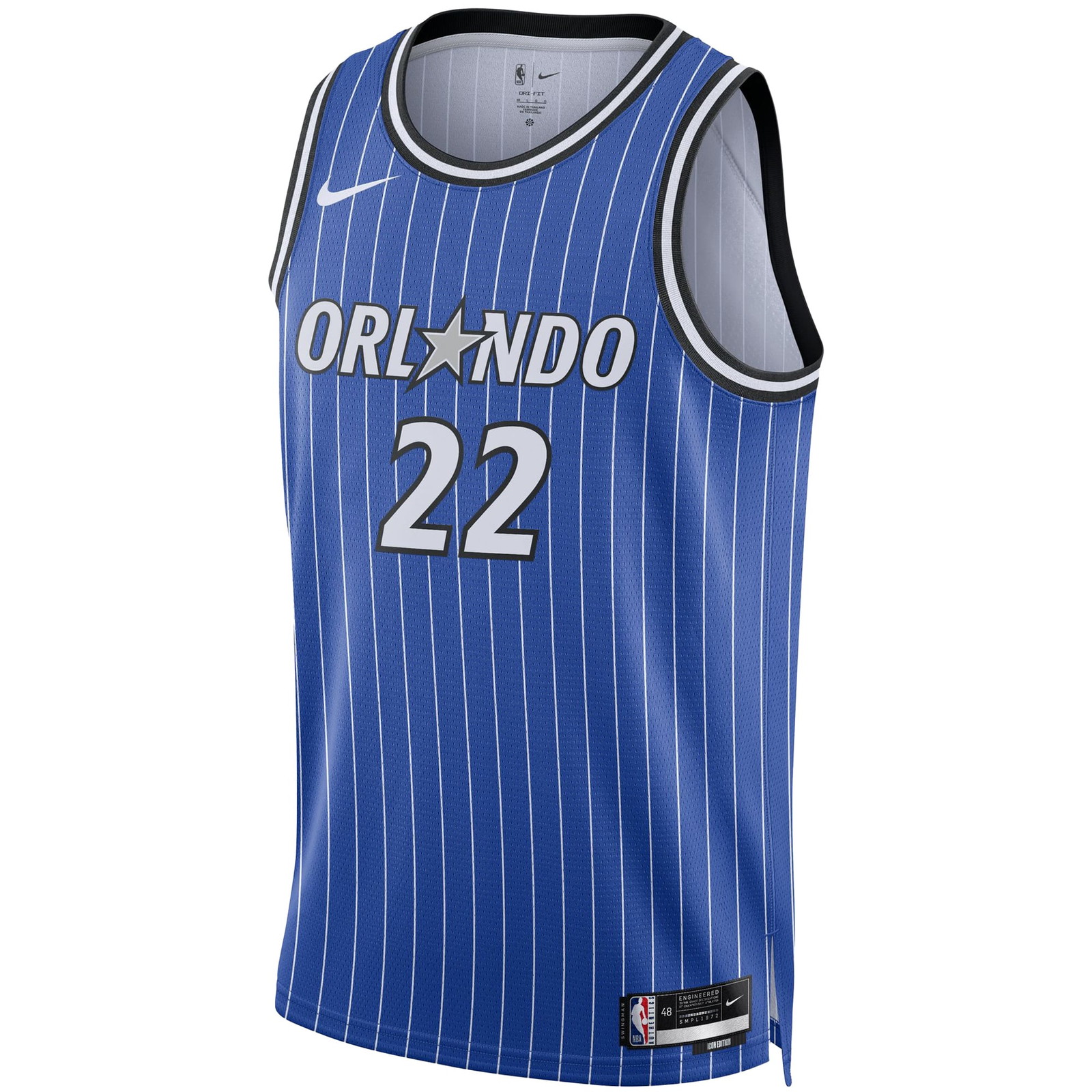 Franz Wagner Orlando Magic Unisex Swingman Player Jersey Icon Edition Blue - front view