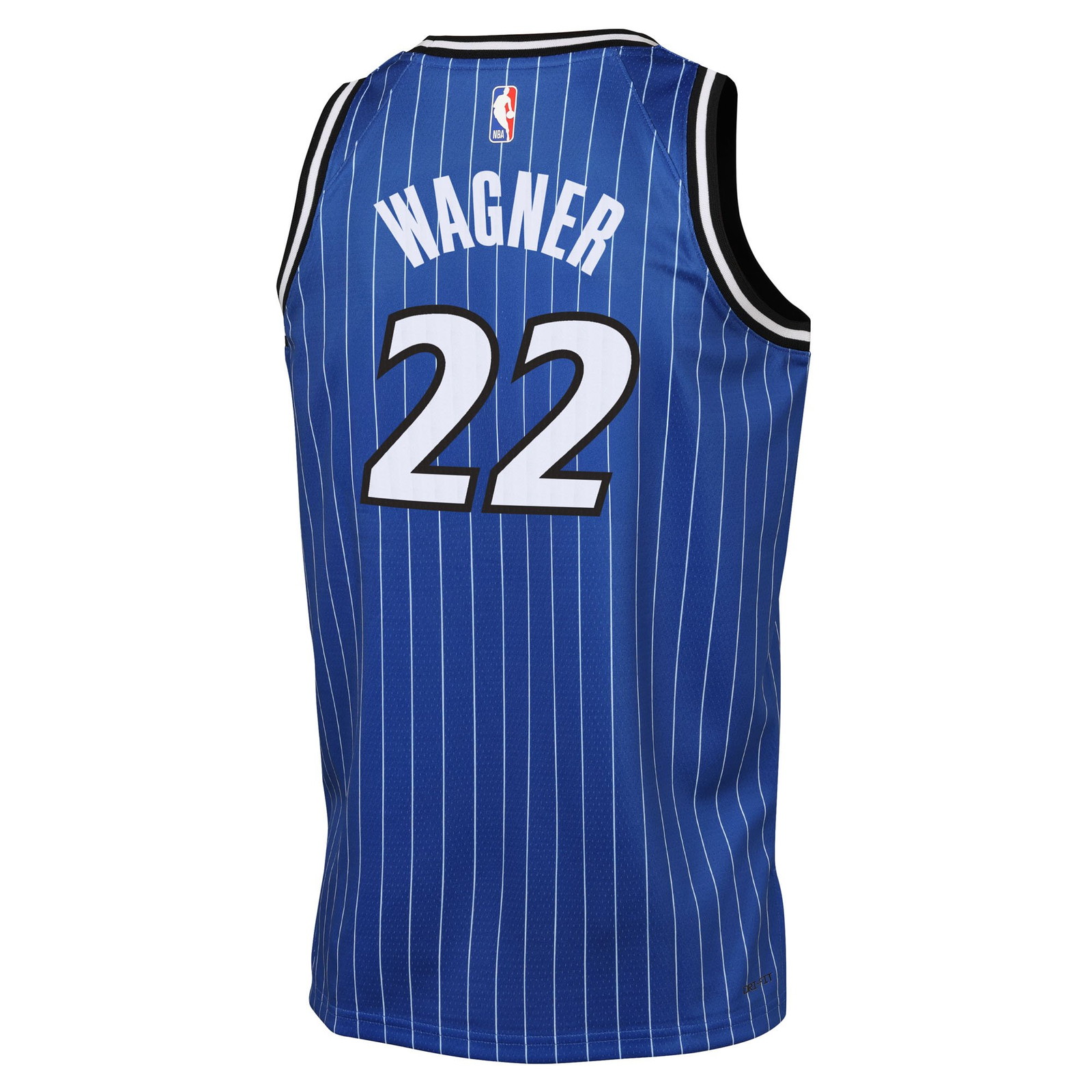 Franz Wagner Orlando Magic Youth Icon Edition Swingman Jersey Blue - back view