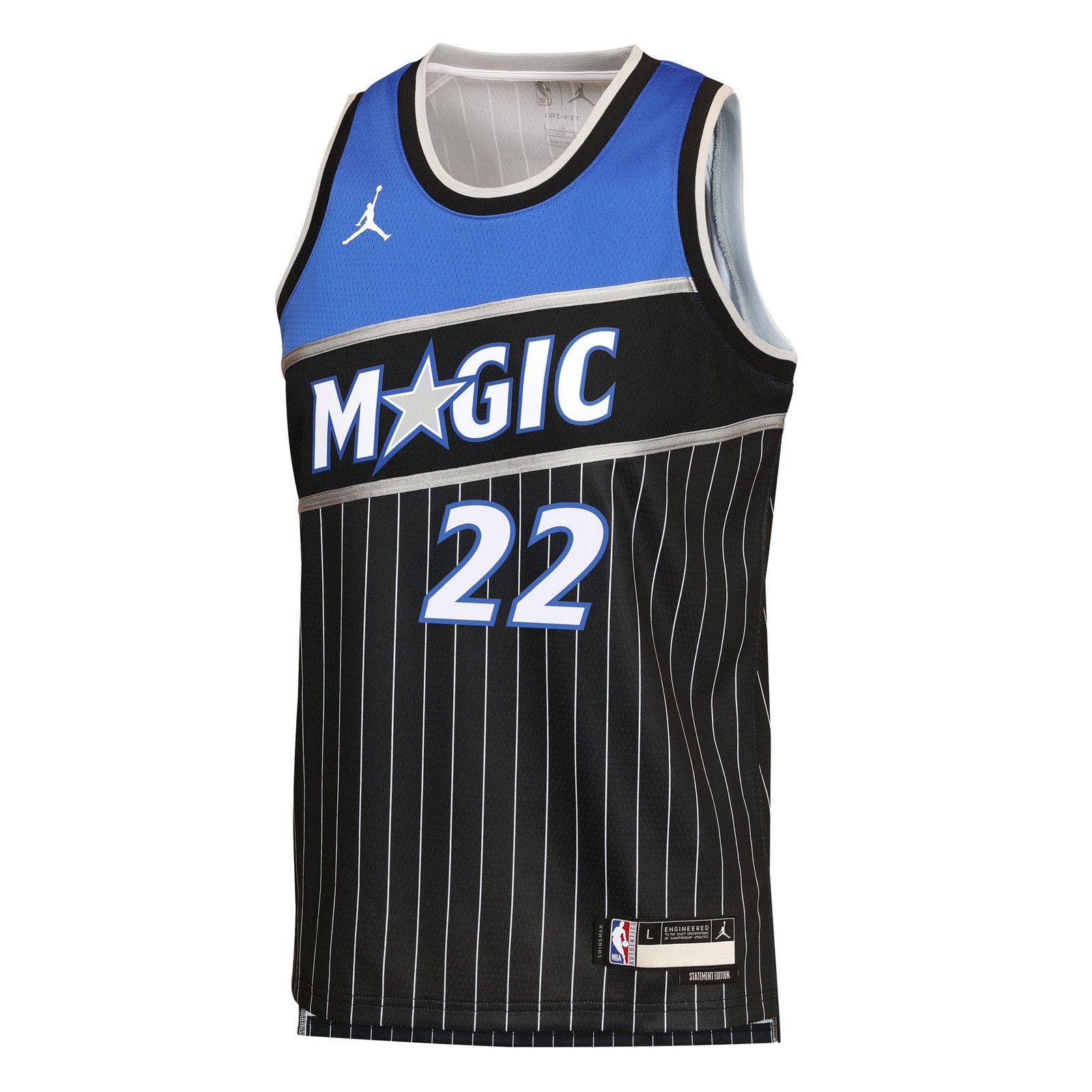 Franz Wagner Orlando Magic Youth Swingman Jersey Statement Edition Black - front view