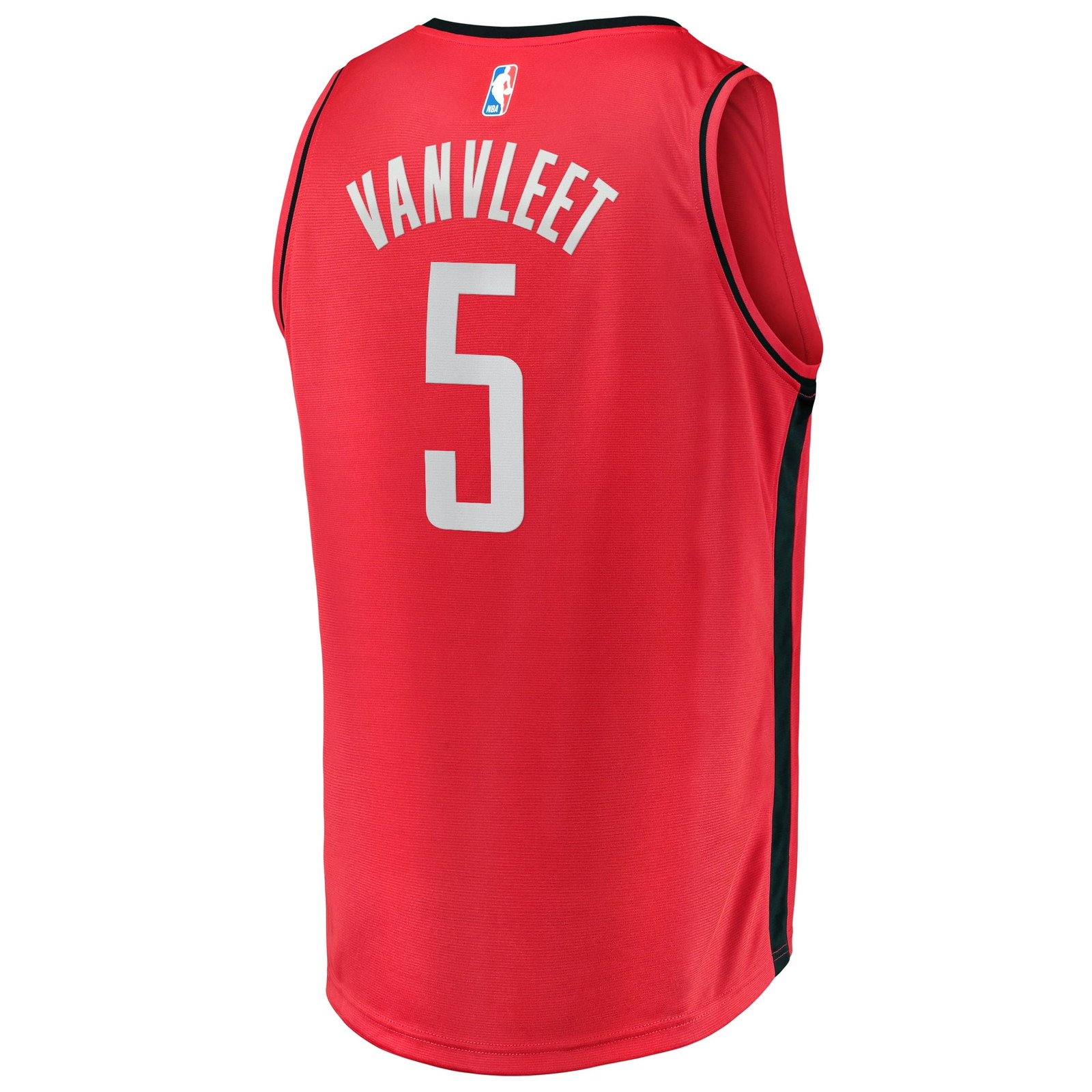 Fred VanVleet Houston Rockets Fast Break Fan Version Player Jersey Icon Edition Red - back view