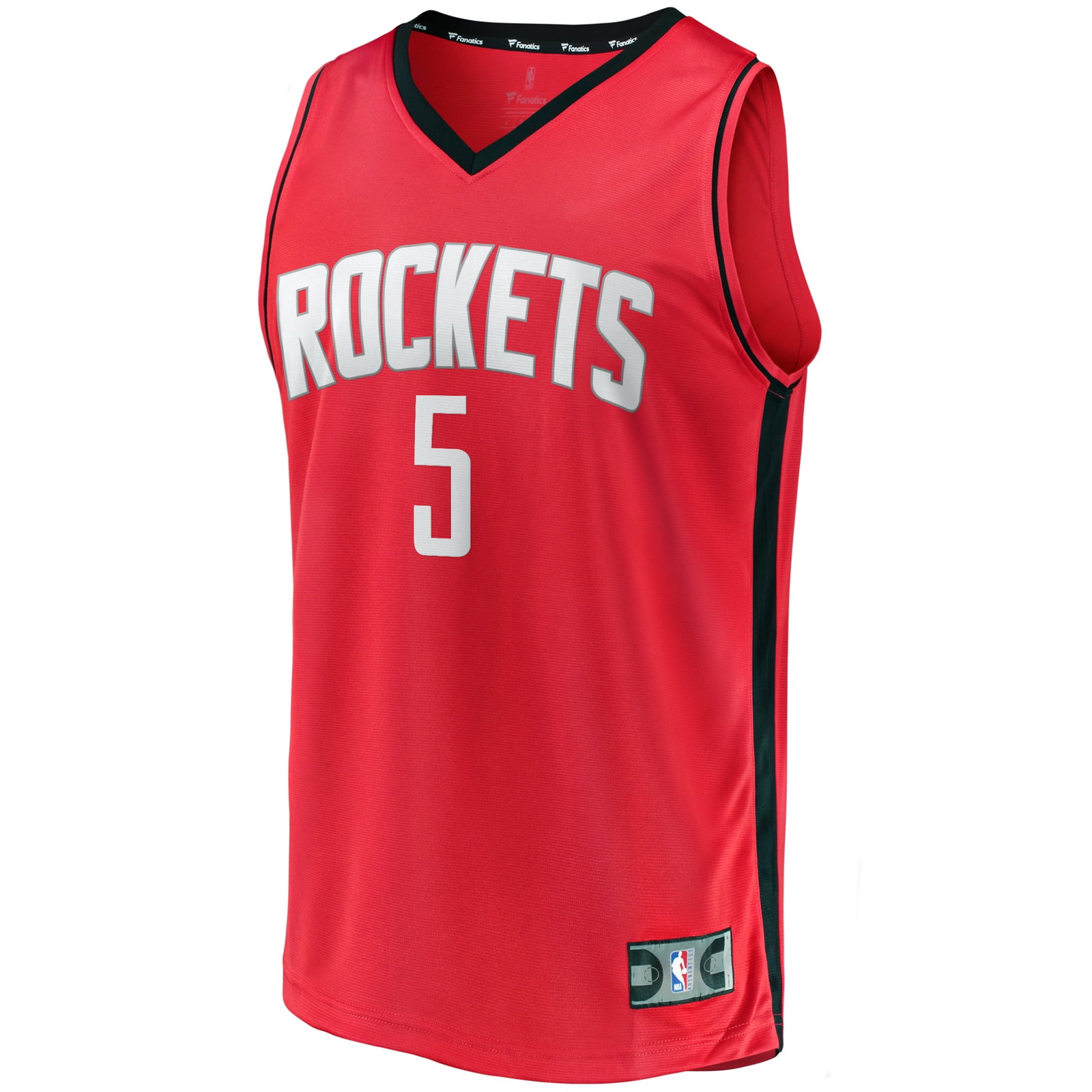 Fred VanVleet Houston Rockets Fast Break Fan Version Player Jersey Icon Edition Red - front view