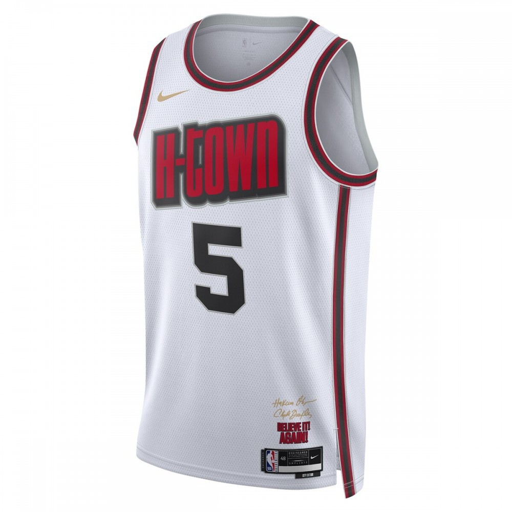 Fred VanVleet Houston Rockets Unisex 2024/25 Swingman Player Jersey City - second front view