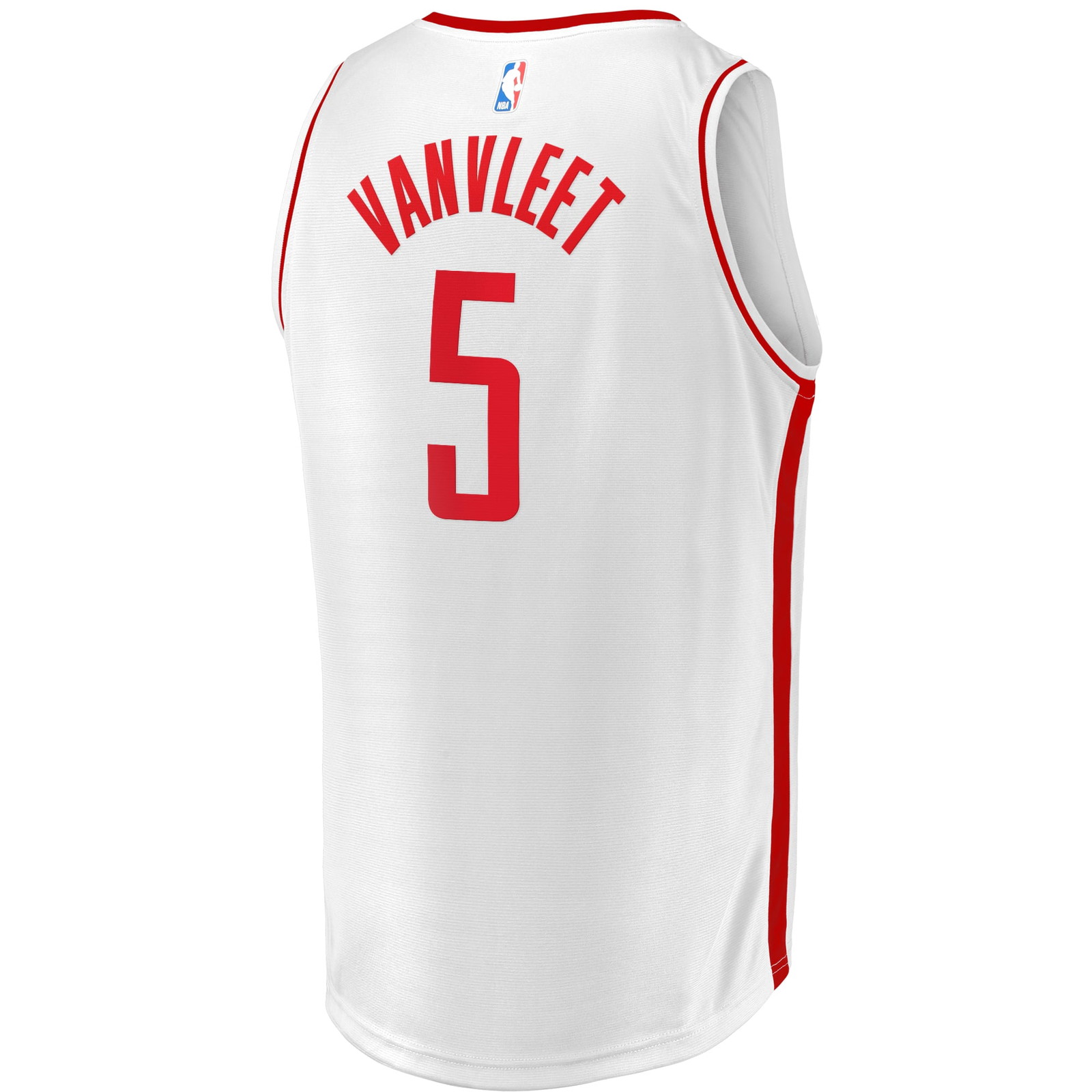 Fred VanVleet Houston Rockets Youth Fast Break Fan Version Player Jersey Association - back view