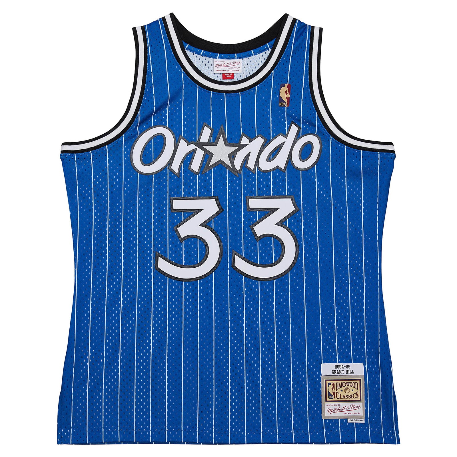 Grant Hill Orlando Magic 2004/05 Hardwood Classics Swingman Jersey Blue - front view