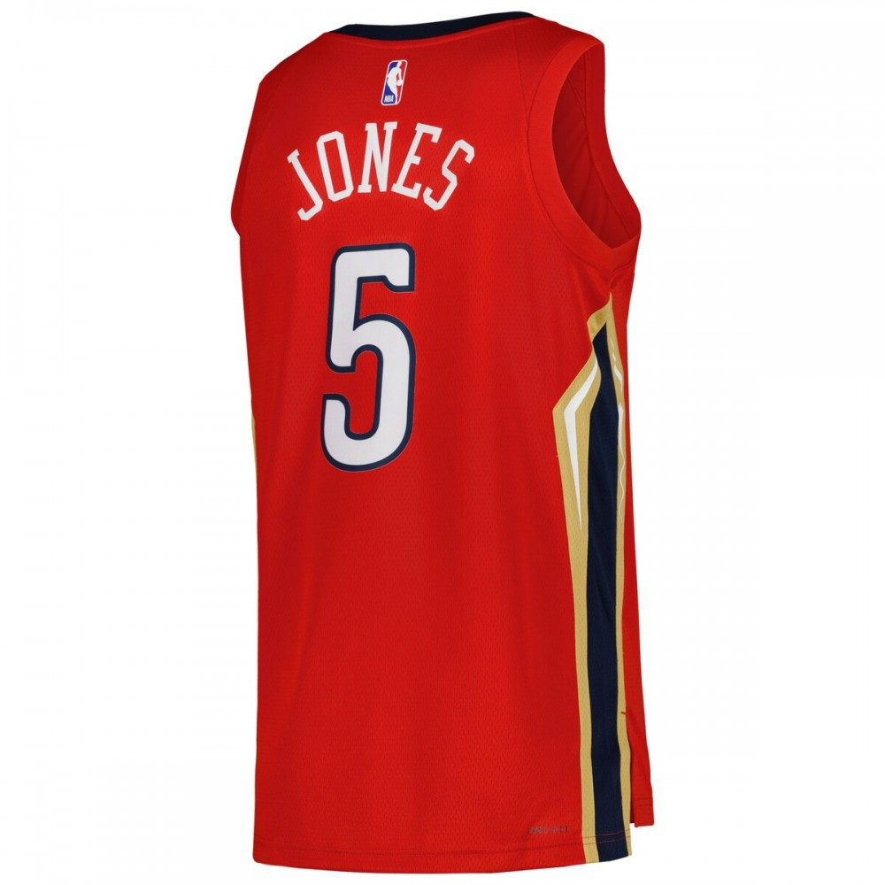 Herbert Jones New Orleans Pelicans 2022/23 Fan Version Swingman Jersey Statement - back view