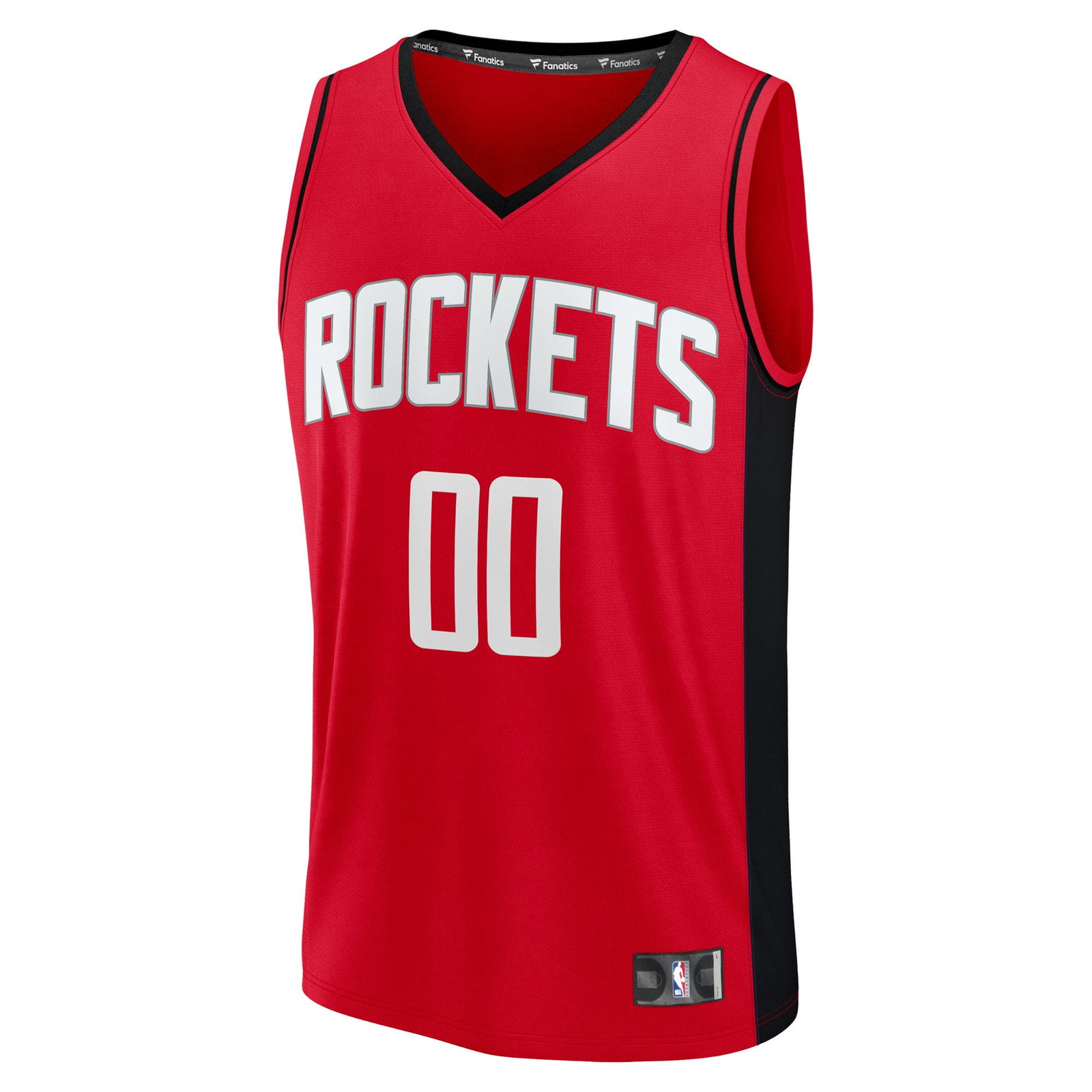 Houston Rockets Fast Break Custom Jersey Icon Edition Red - front view