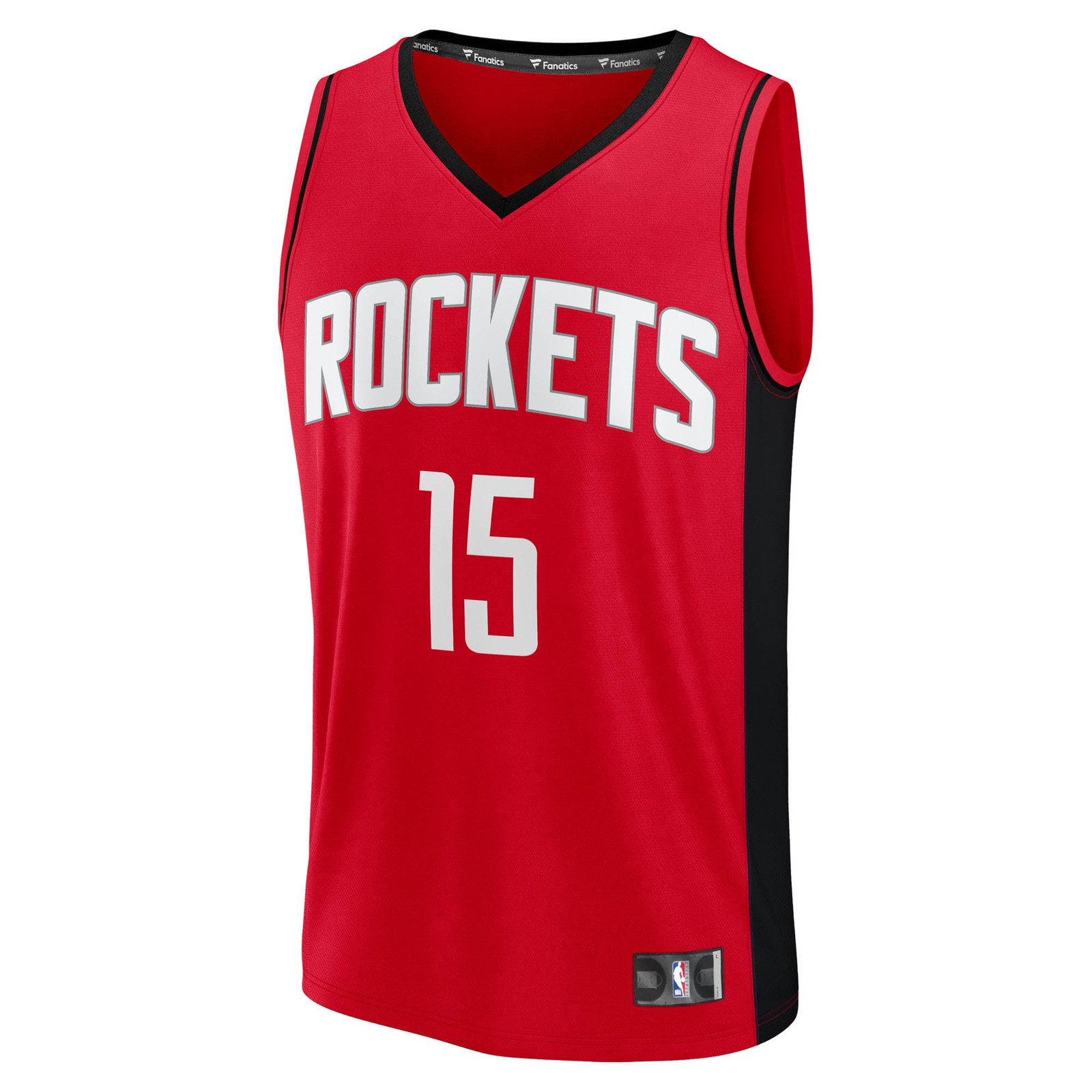 Houston Rockets Reed Sheppard Fast Break Fan Version Jersey Icon Edition Red - front view