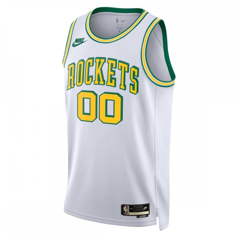 Houston Rockets Unisex 2022/23 Custom Swingman Jersey Classic Edition White - second front view