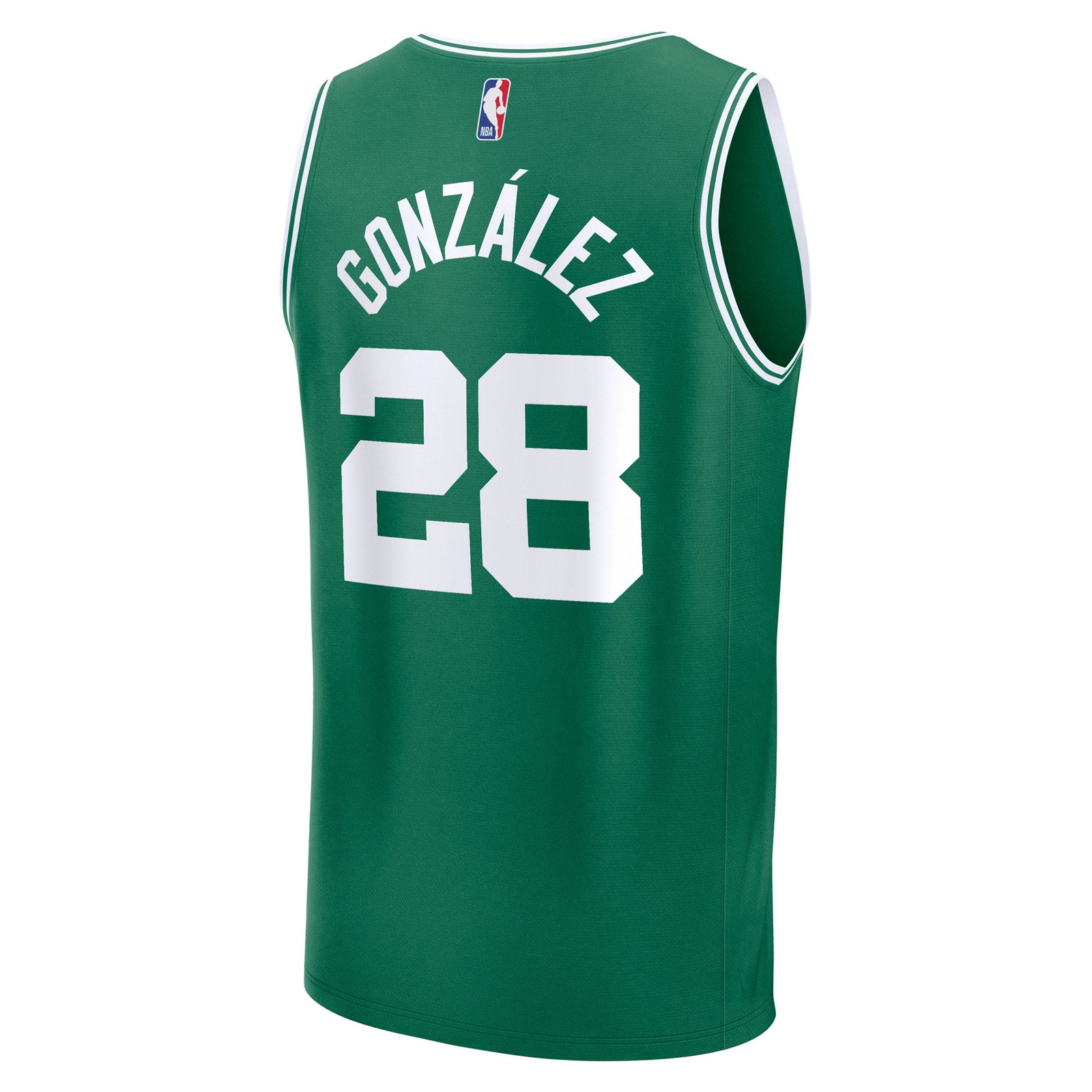 Hugo Gonzalez Boston Celtics 2025 NBA Draft First Round Pick Fast Break Fan Version - back view