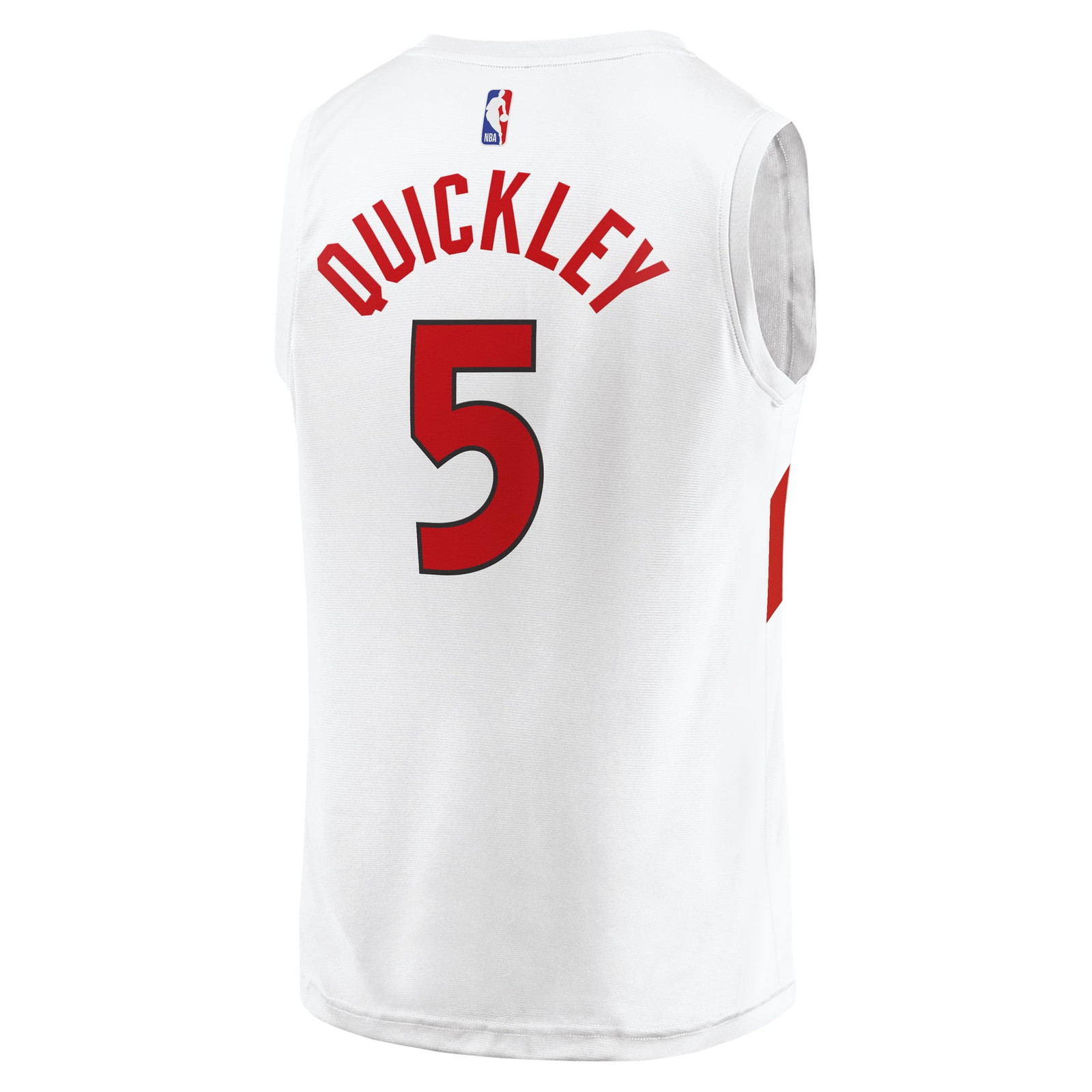 Immanuel Quickley Toronto Raptors Youth Fast Break Player Jersey Association Edition - back view