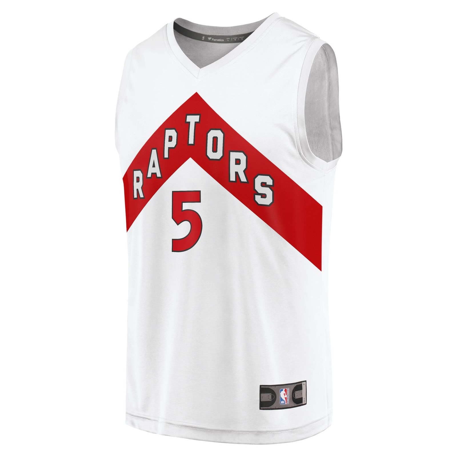 Immanuel Quickley Toronto Raptors Youth Fast Break Player Jersey Association Edition - front view