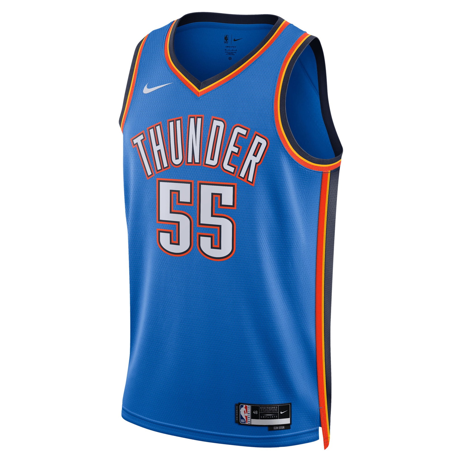 Isaiah Hartenstein Oklahoma City Thunder Unisex Swingman Jersey Icon Edition Blue - front view