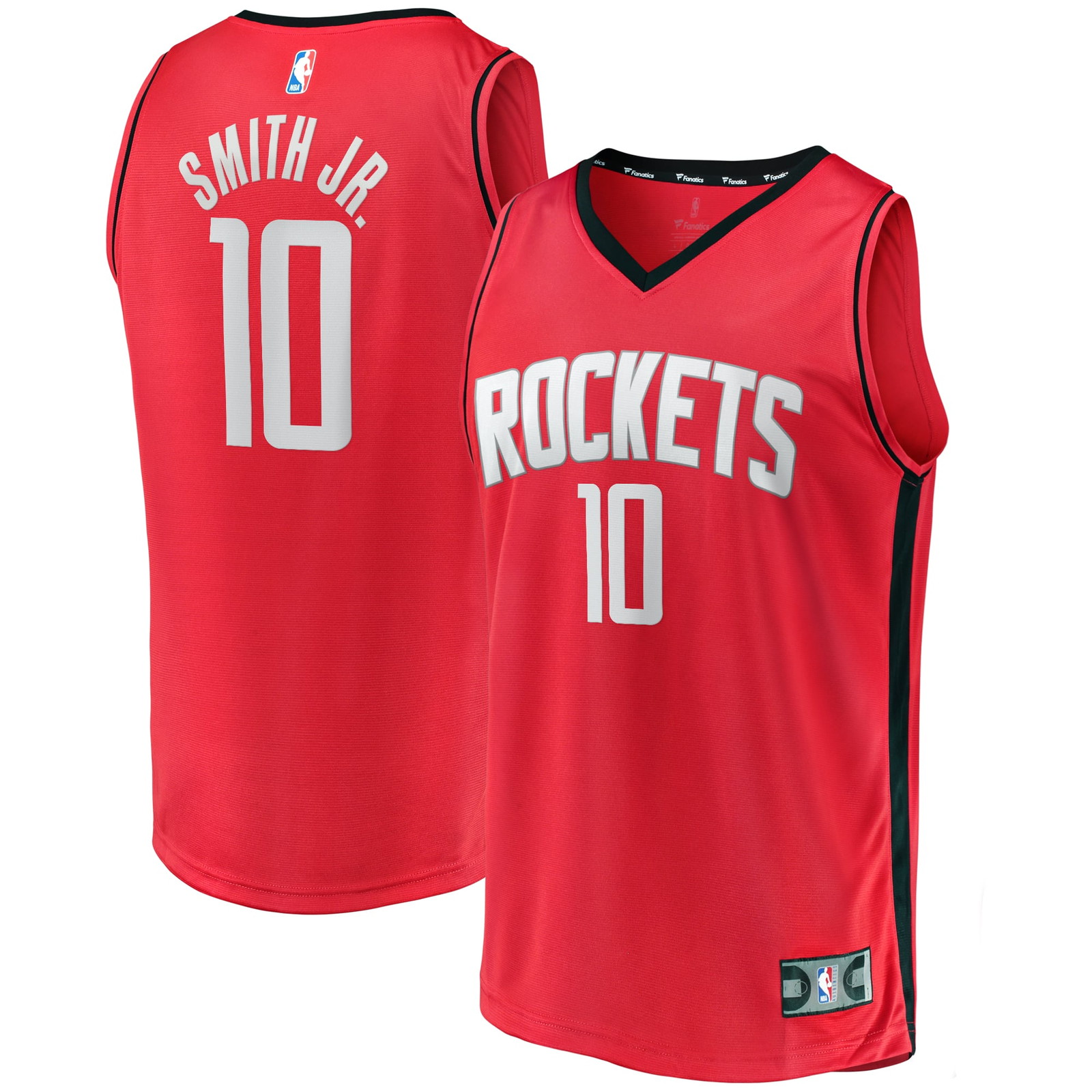 Jabari Smith Jr. Houston Rockets Fast Break Fan Version Player Jersey Icon - front and back view