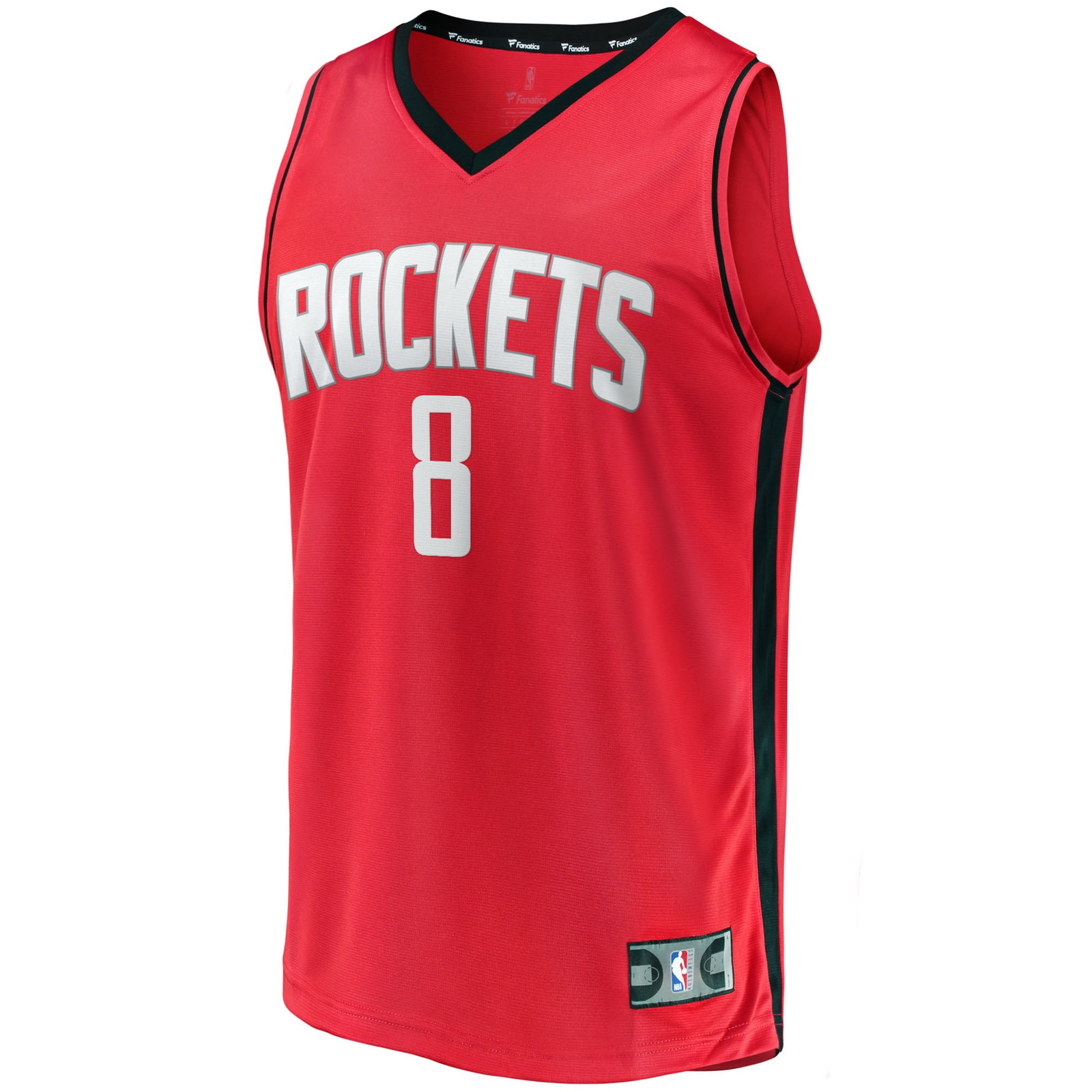Jae'Sean Tate Houston Rockets Fast Break Fan Version Jersey Icon Edition Red - front view