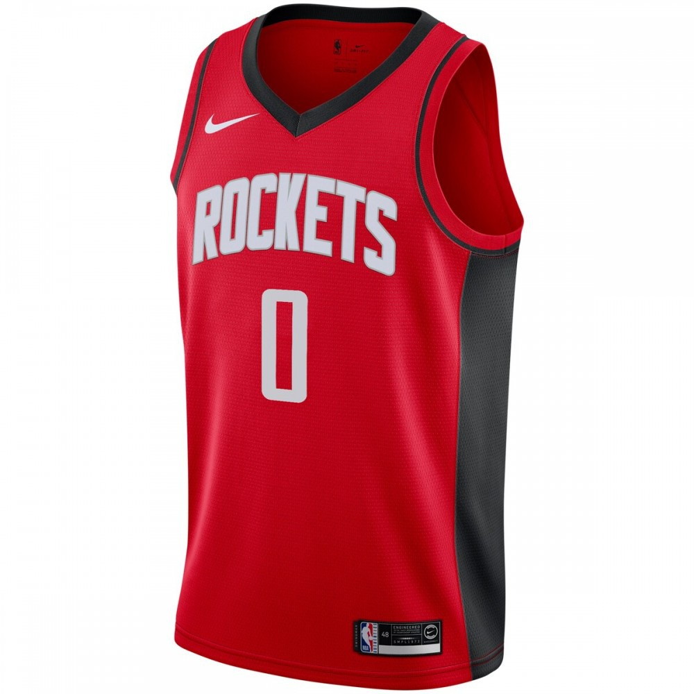 Jalen Green Houston Rockets 2021 NBA Draft First Round Pick Swingman Jersey Red - second front view