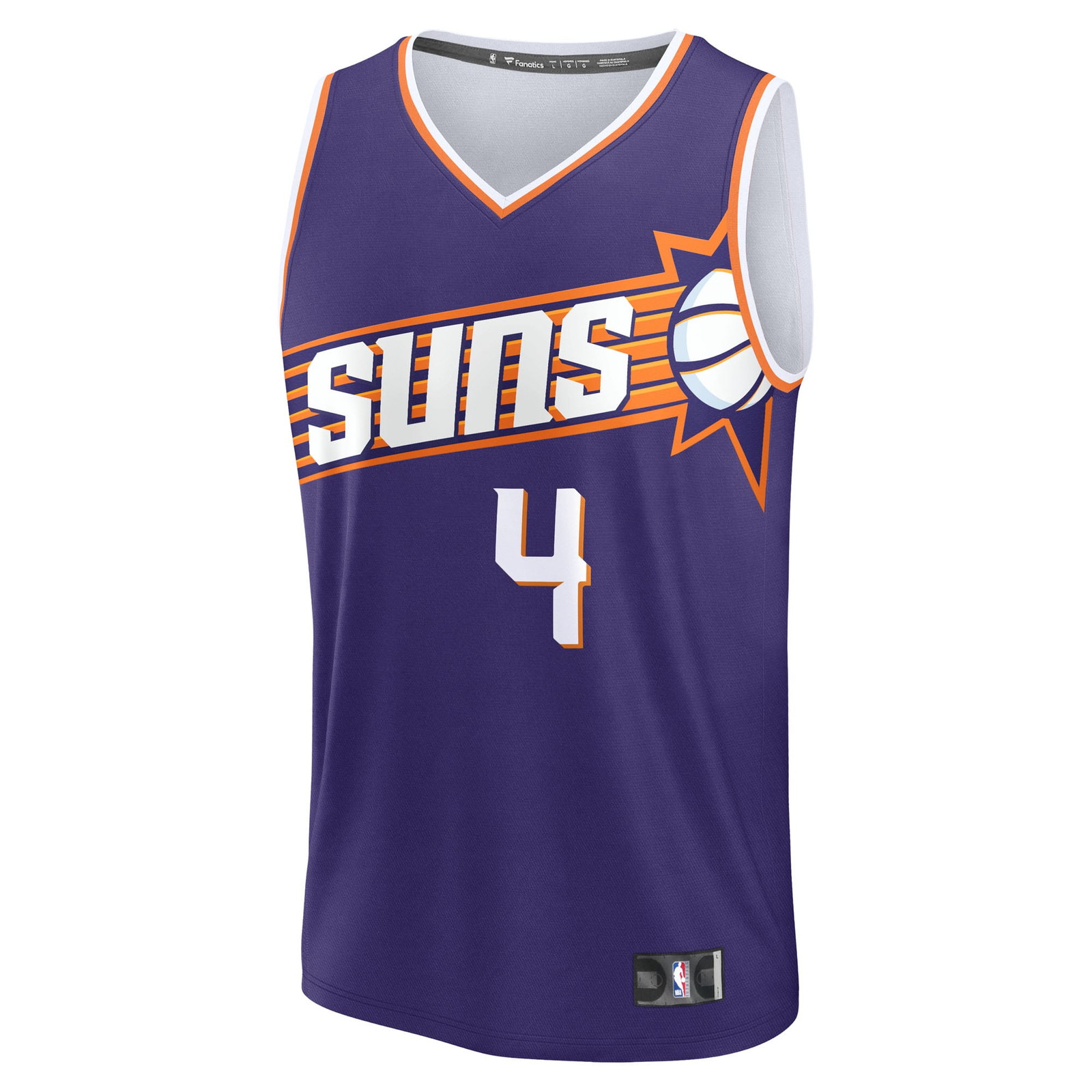 Jalen Green Phoenix Suns Fast Break Fan Version Jersey Purple Icon Edition - front view