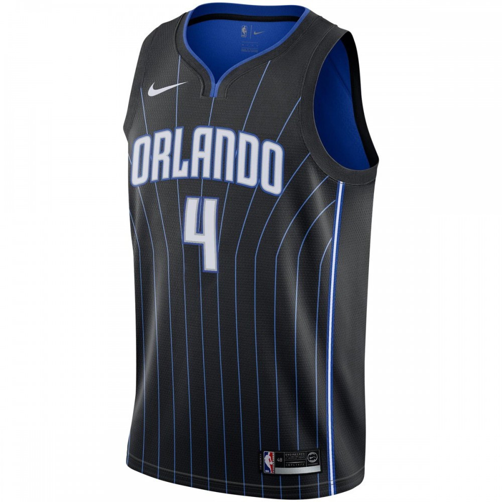 Jalen Suggs Orlando Magic 2021 NBA Draft First Round Pick Swingman Jersey Black - second front view