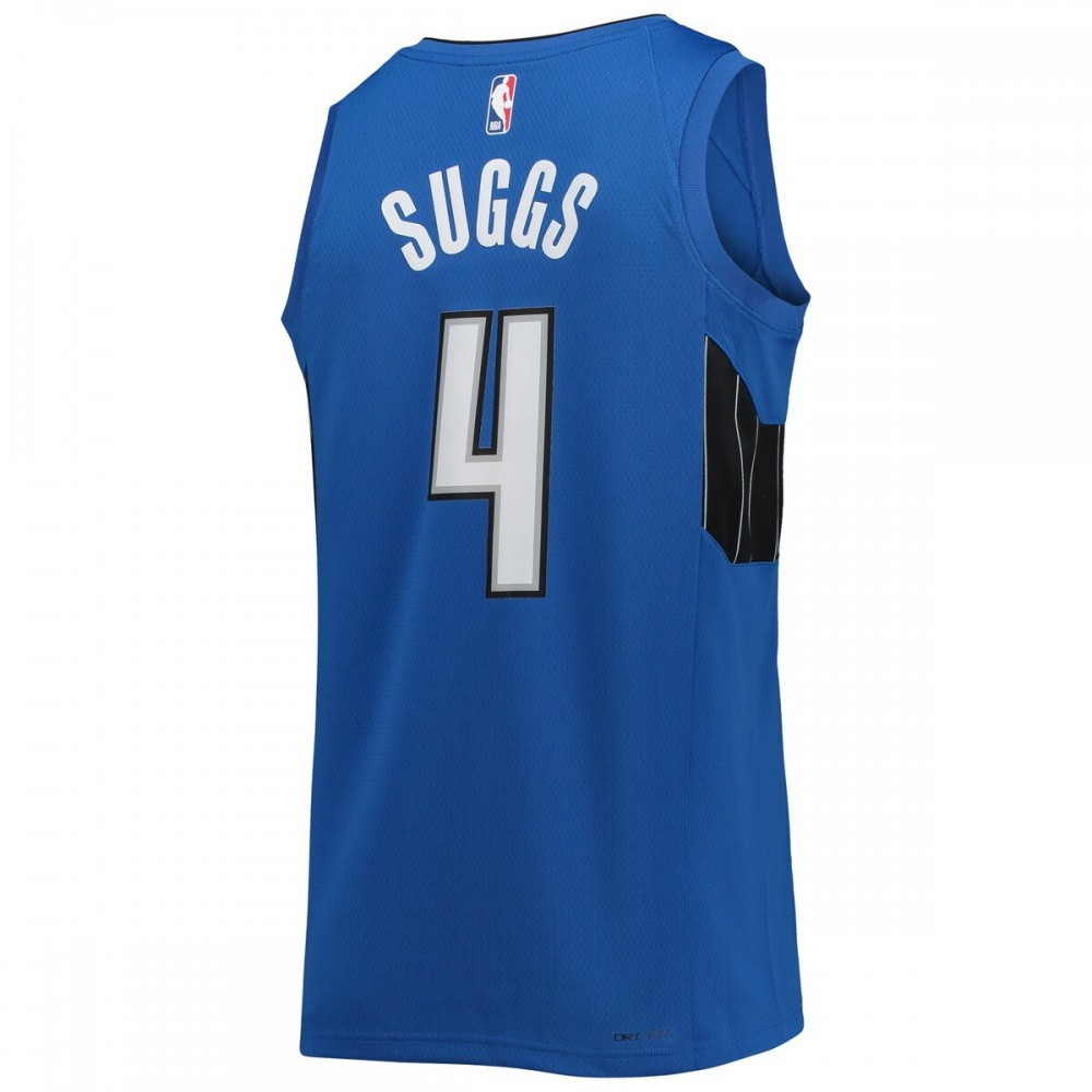 Jalen Suggs Orlando Magic 2021/22 Swingman Jersey Statement Edition Blue - back view