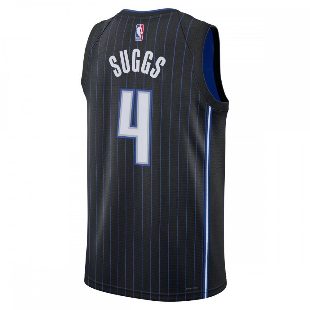 Jalen Suggs Orlando Magic Unisex 2022/23 Swingman Jersey Icon Edition Black - back view