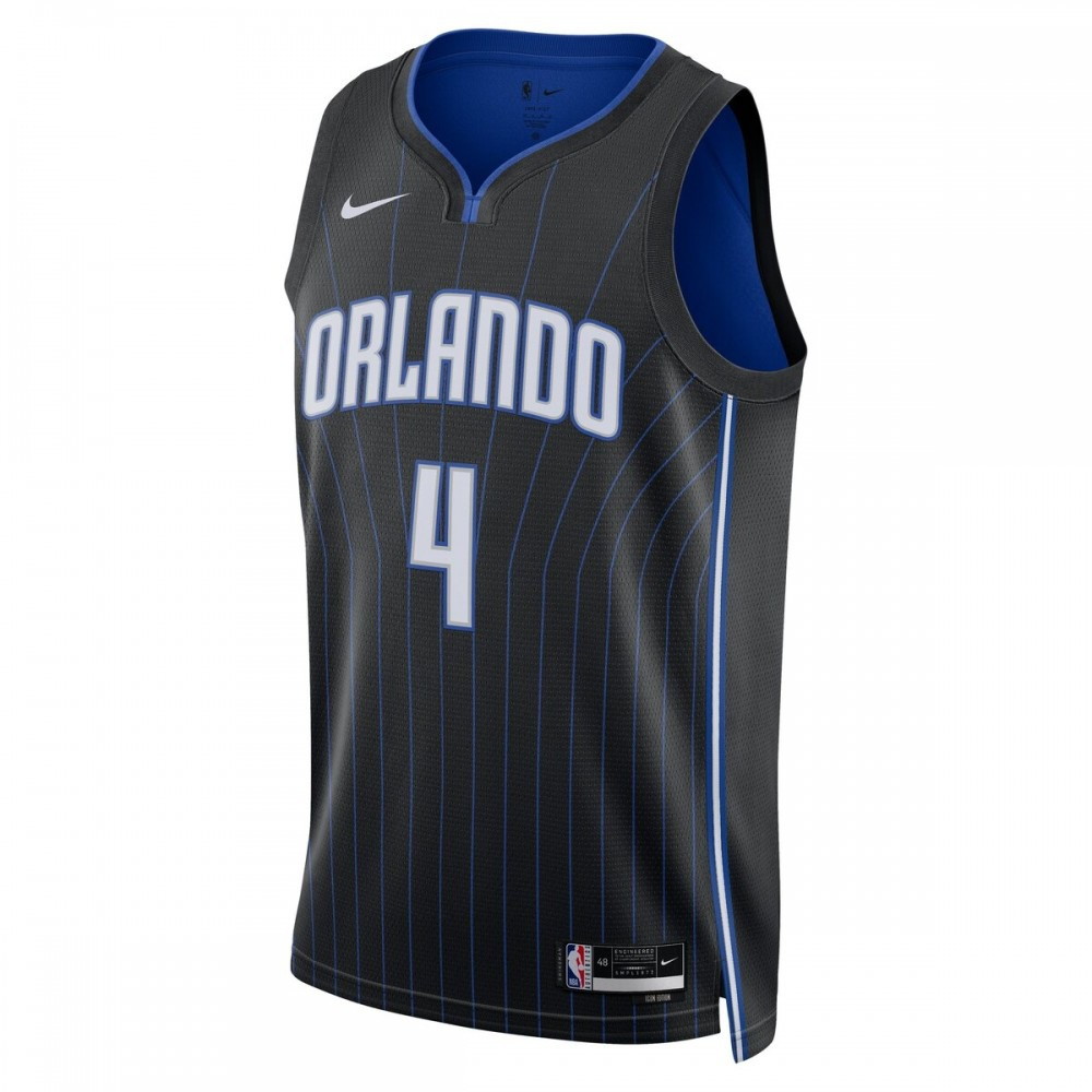 Jalen Suggs Orlando Magic Unisex 2022/23 Swingman Jersey Icon Edition Black - second front view