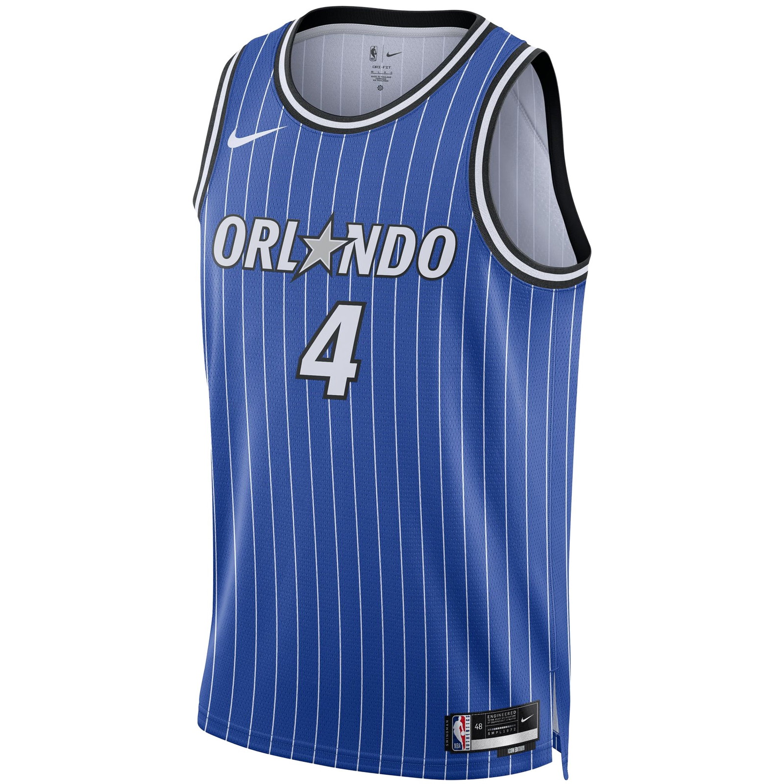 Jalen Suggs Orlando Magic Unisex Swingman Player Jersey Icon Edition Blue - front view