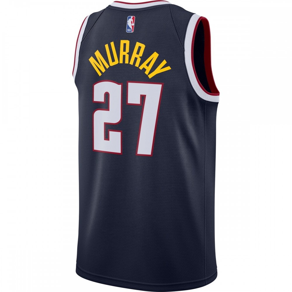 Jamal Murray Denver Nuggets 2020/21 Swingman Jersey Navy Icon Edition - back view