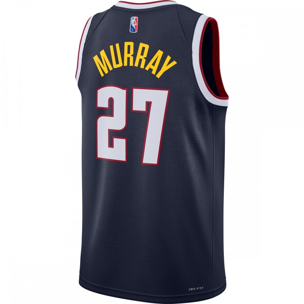 Jamal Murray Denver Nuggets 2021/22 Diamond Swingman Jersey Icon Edition Navy - back view