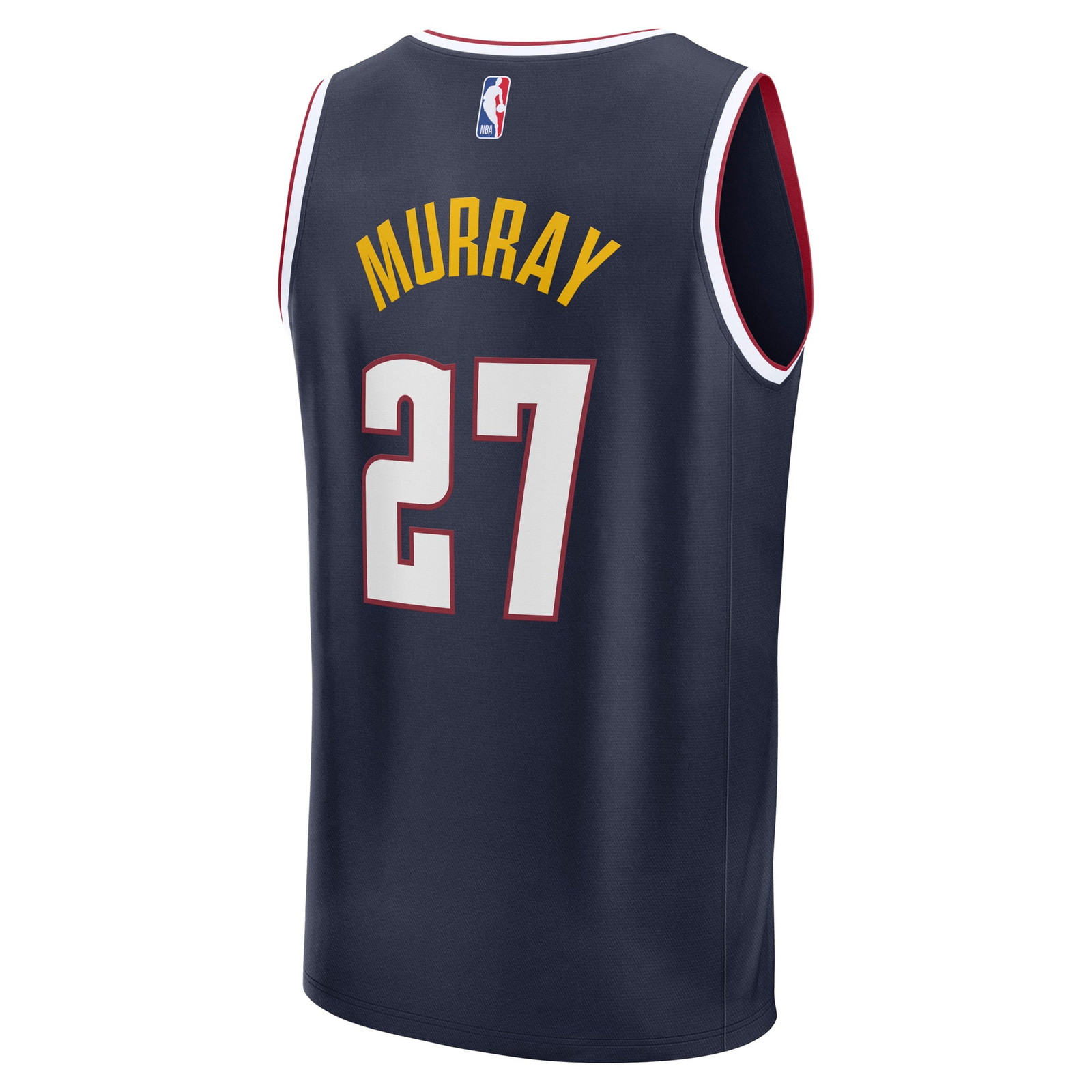 Jamal Murray Denver Nuggets Fast Break Fan Version Player Jersey Icon Edition Navy - back view