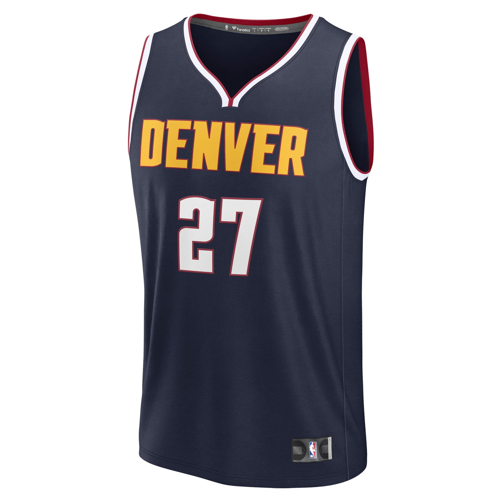 Jamal Murray Denver Nuggets Fast Break Fan Version Player Jersey Icon Edition Navy - front view