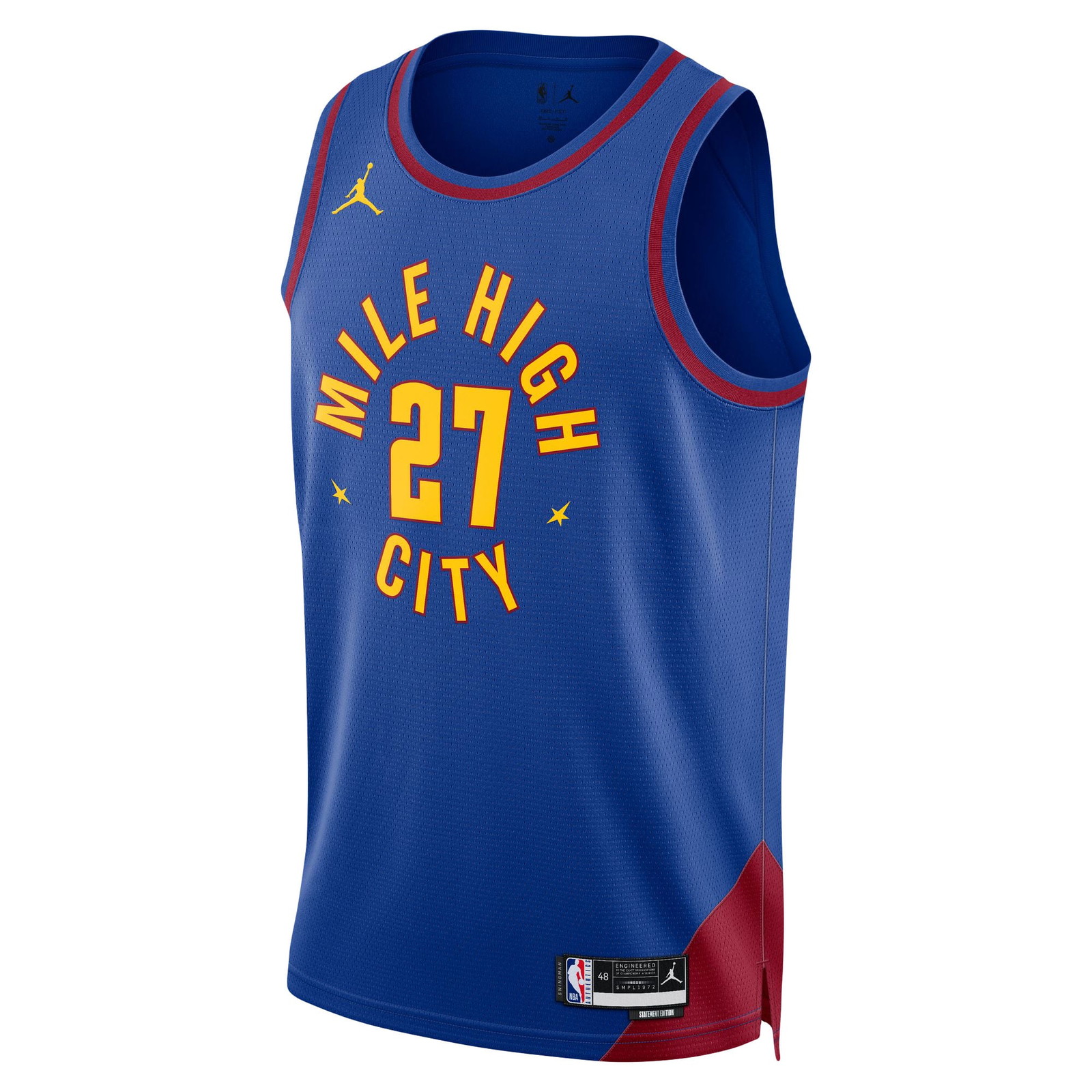 Jamal Murray Denver Nuggets Unisex Swingman Jersey Statement Edition Blue - front view