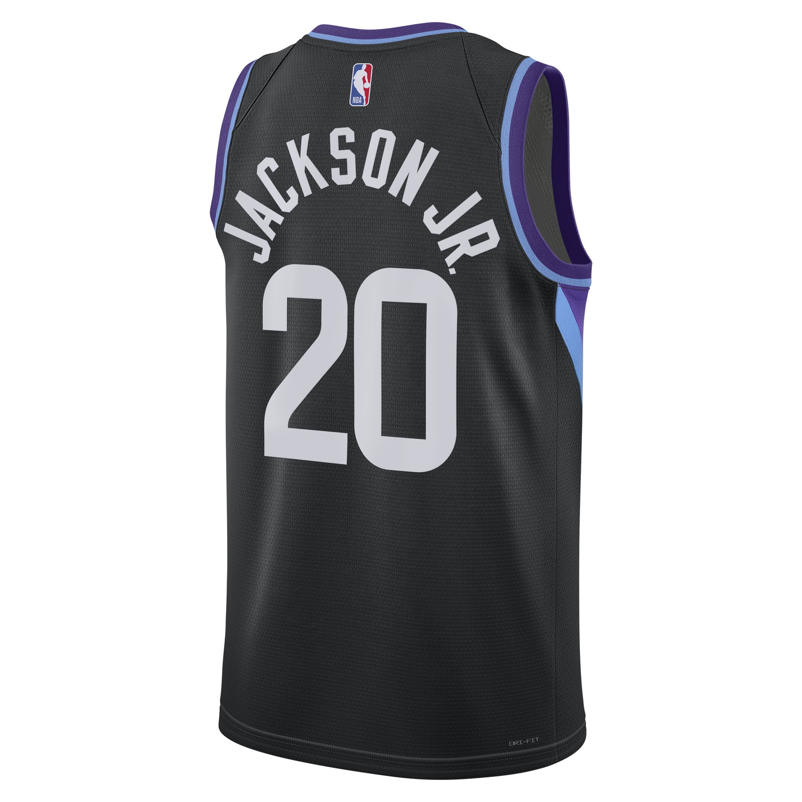 Jaren Jackson Jr. Utah Jazz Unisex Swingman Jersey Statement Edition Black - back view